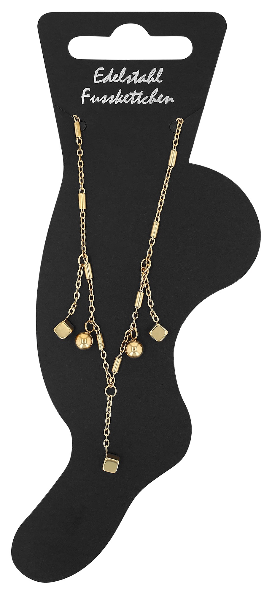 Adelia´s Fußkette »Damen Fußkettchen – aus Edelstahl« Perfekt als Geschenk zum Muttertag