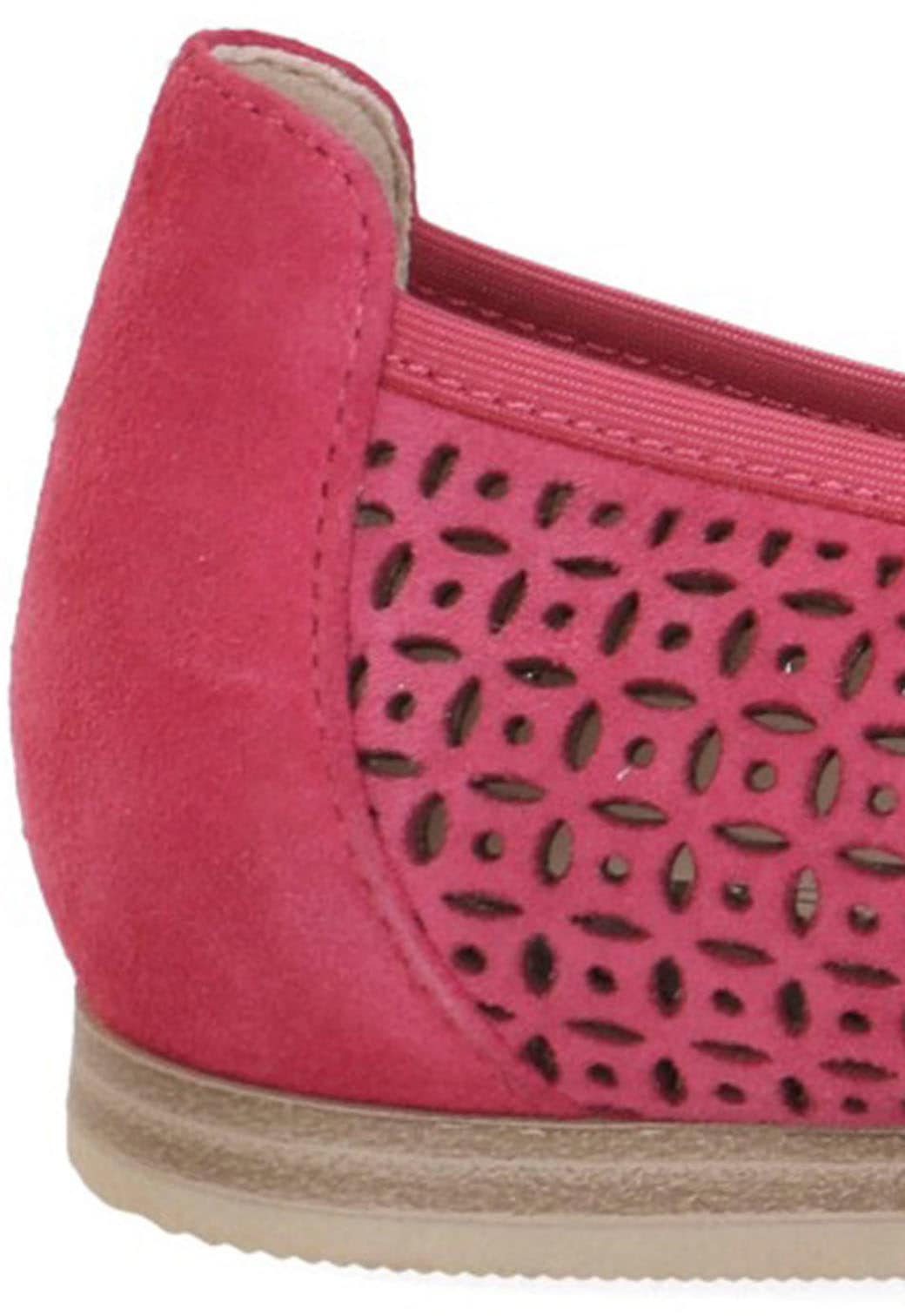 Caprice Ballerina, Blockabsatz, Businessschuh, Bequemschuh mit dezenter Zierschleife