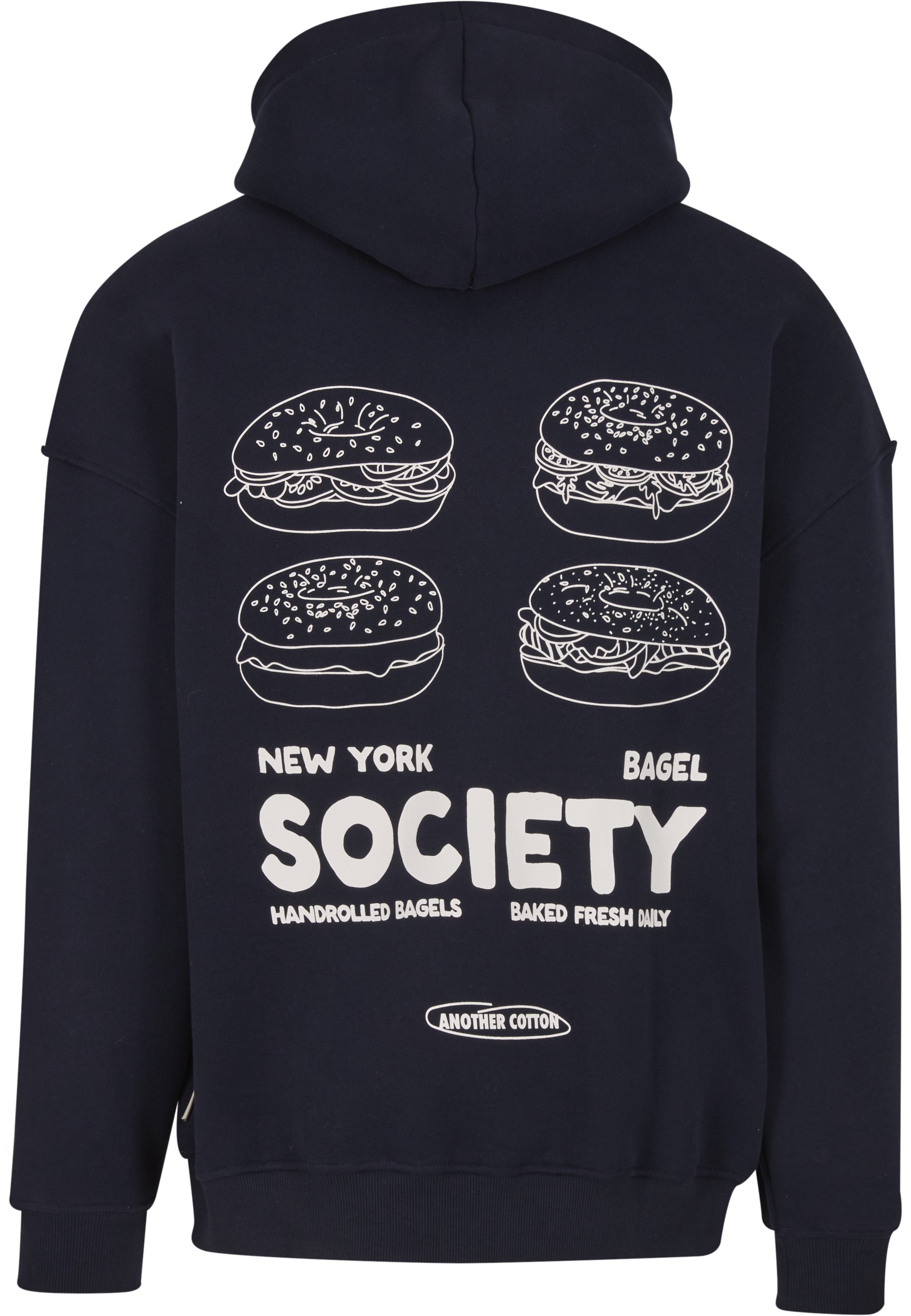 Another Cotton Lab Kapuzensweatshirt »Another Cotton Lab Bagel Society Hoodie«, 1

