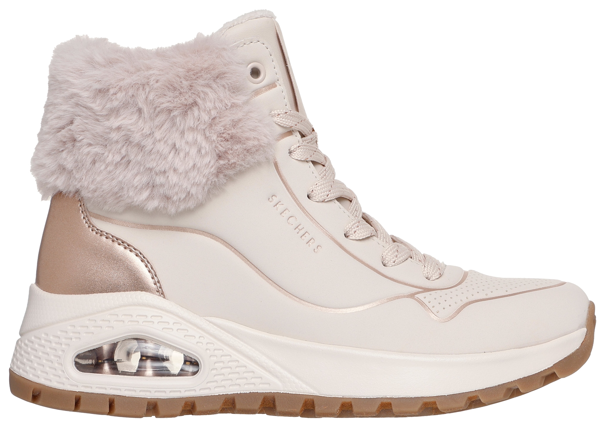 Skechers Keilsneaker »UNO RUGGED«, Sneaker, Keilsneaker, Winterboots mit hochwertiger Dämpfung
