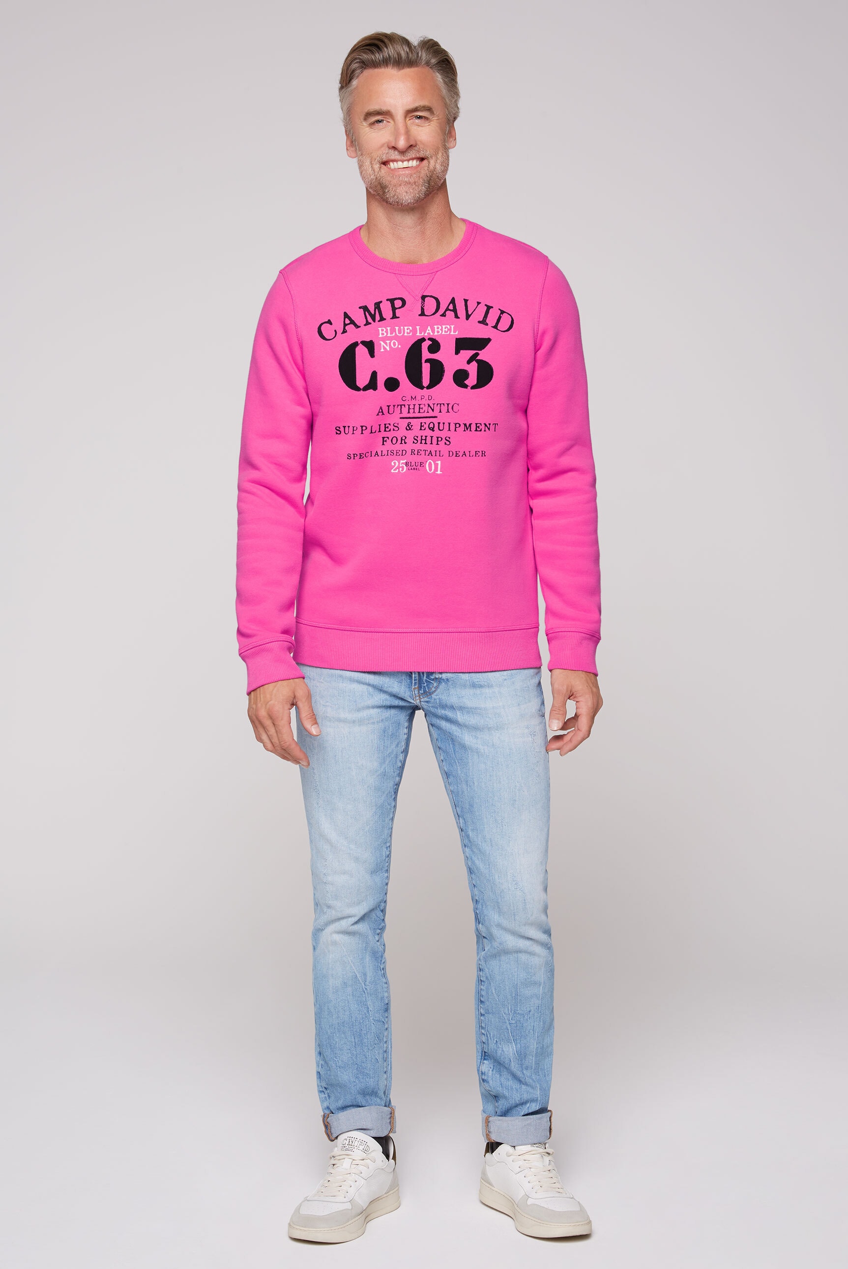 CAMP DAVID Sweater, mit weicher Innenseite