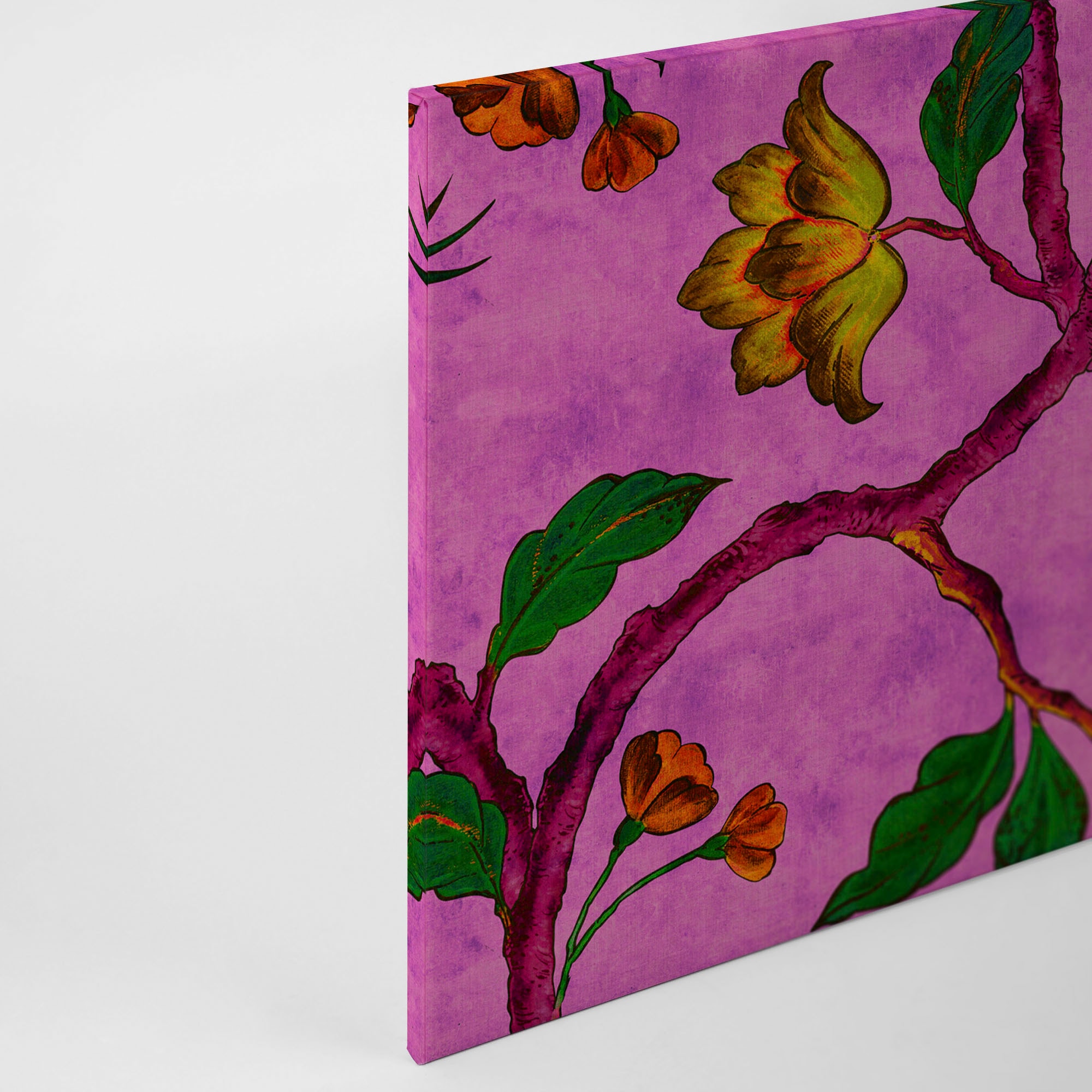 A.S. Création Leinwandbild »bird of paradise«, Kunst-Vögel-Kinder, (1 St.), Keilrahmen Bild Vogel Bunt Leinwand-Bild Wohnzimmer modern Wandbild