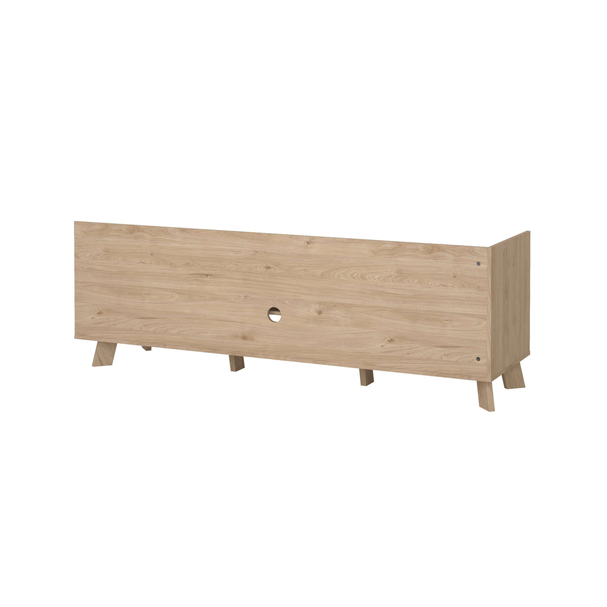 andas Lowboard »Ikast TV-Möbel, Sideboard, TV-Unit, Fernsehschrank, TV-Element«, TV-Kommode, 1 Tür, 2 Schubladen, Breite 182 cm, Höhe 61,6 cm