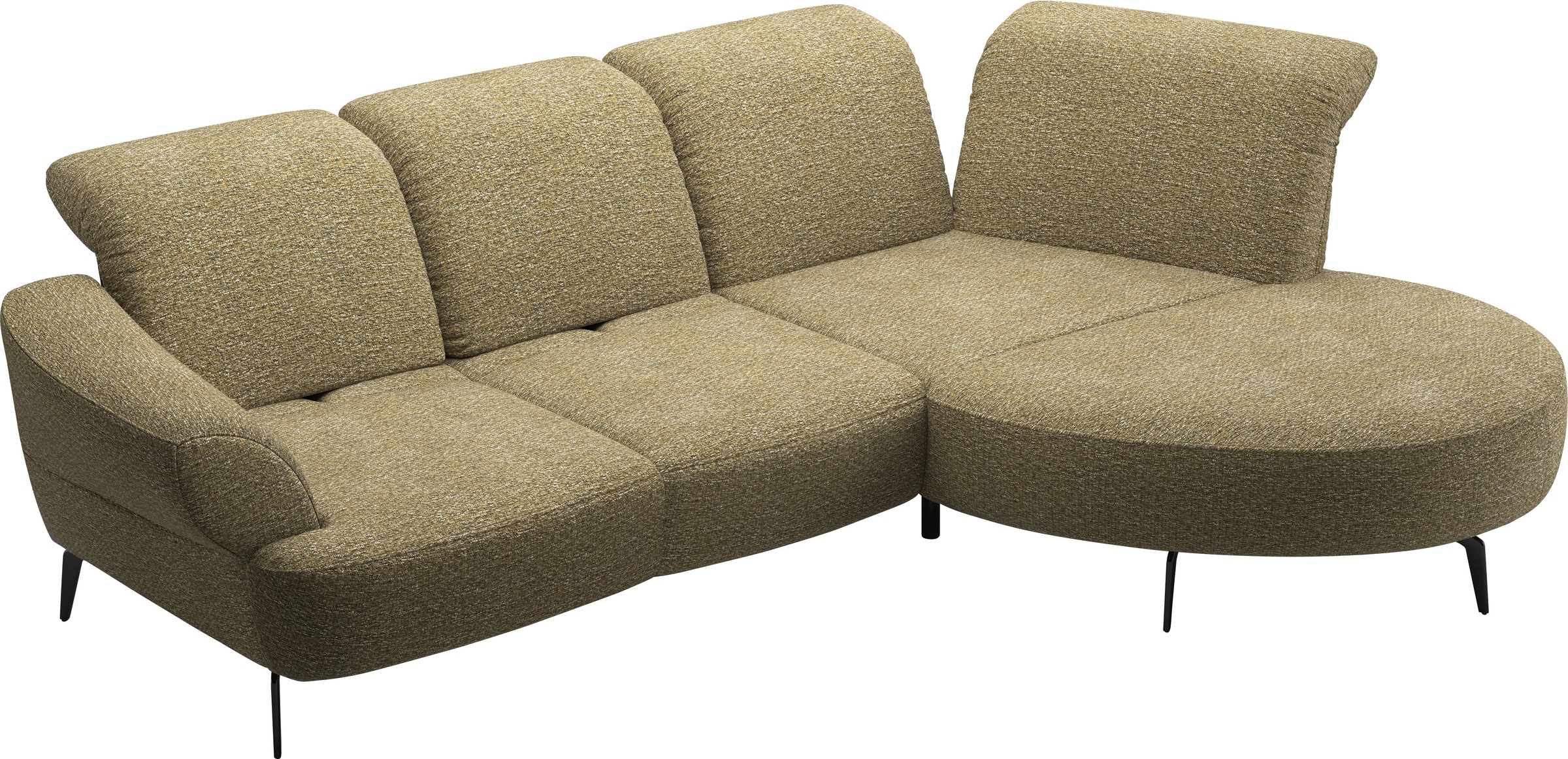 sit&more Ecksofa »Dance«, inkl.System Click&Seat und Sitztiefenverstellung
