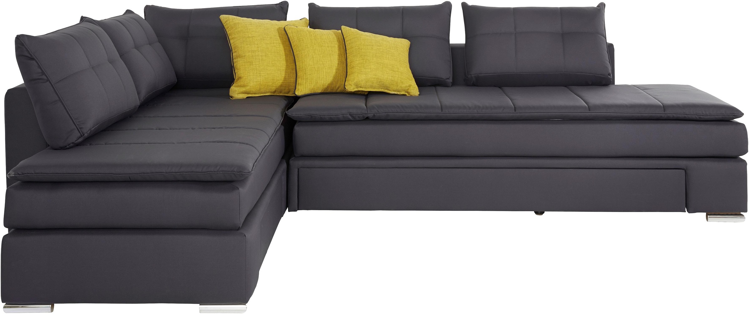 INOSIGN Ecksofa "Night & Day L-Form mit Dauer-Schlaffunktion ohne Armlehnen günstig online kaufen