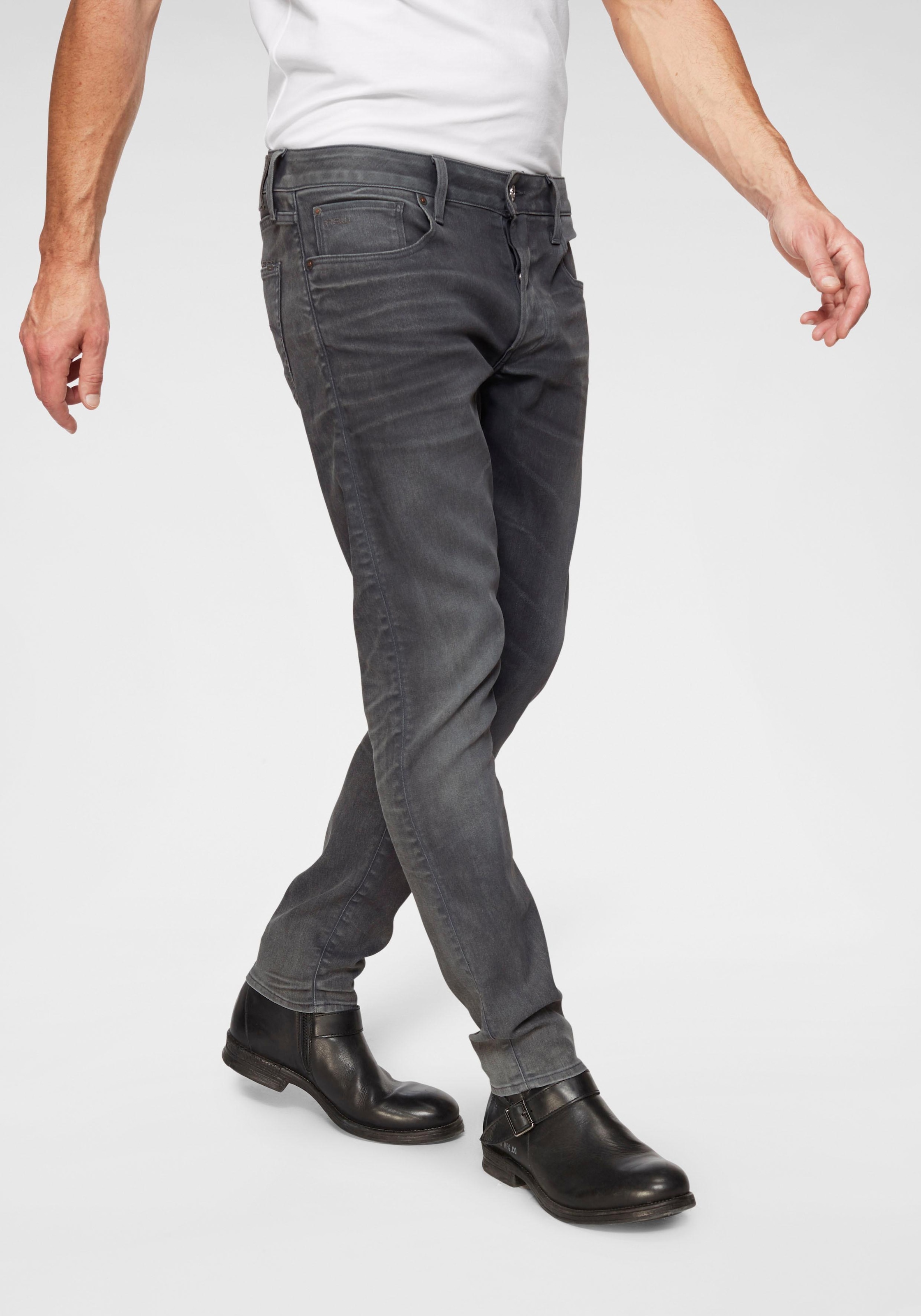 G-STAR Slim-fit-Jeans "3301 Slim", mit toller Waschung und Elasthan