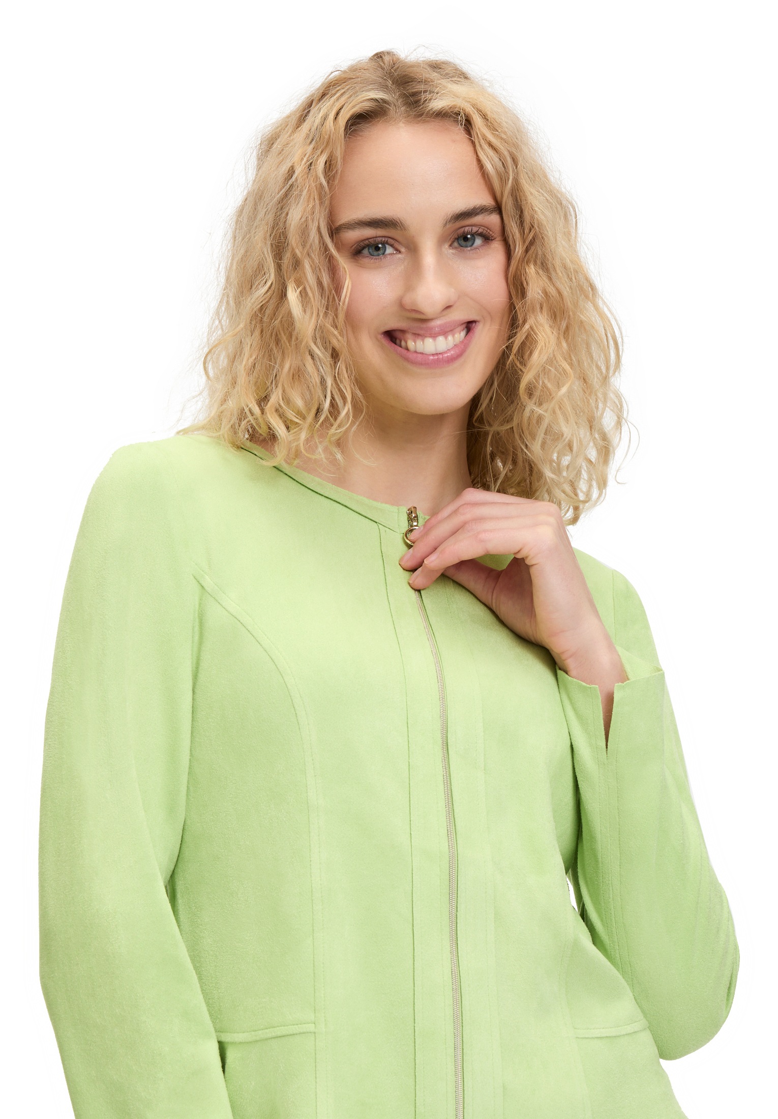 Betty Barclay Jackenblazer »Betty Barclay Blazer-Jacke mit Reißverschluss«, Material