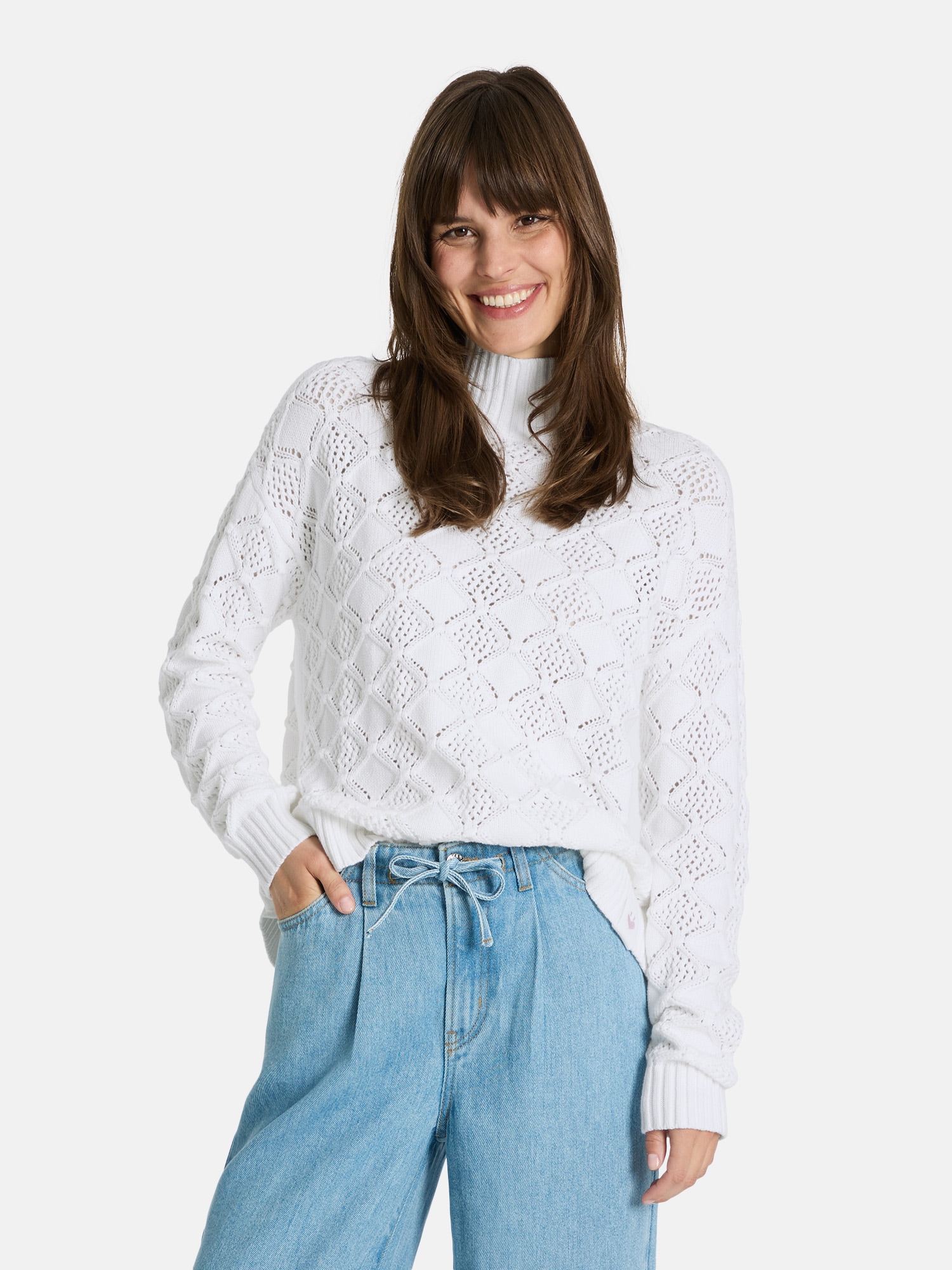 Lieblingsstück Strickpullover "ColineL", mit Ajourmuster günstig online kaufen