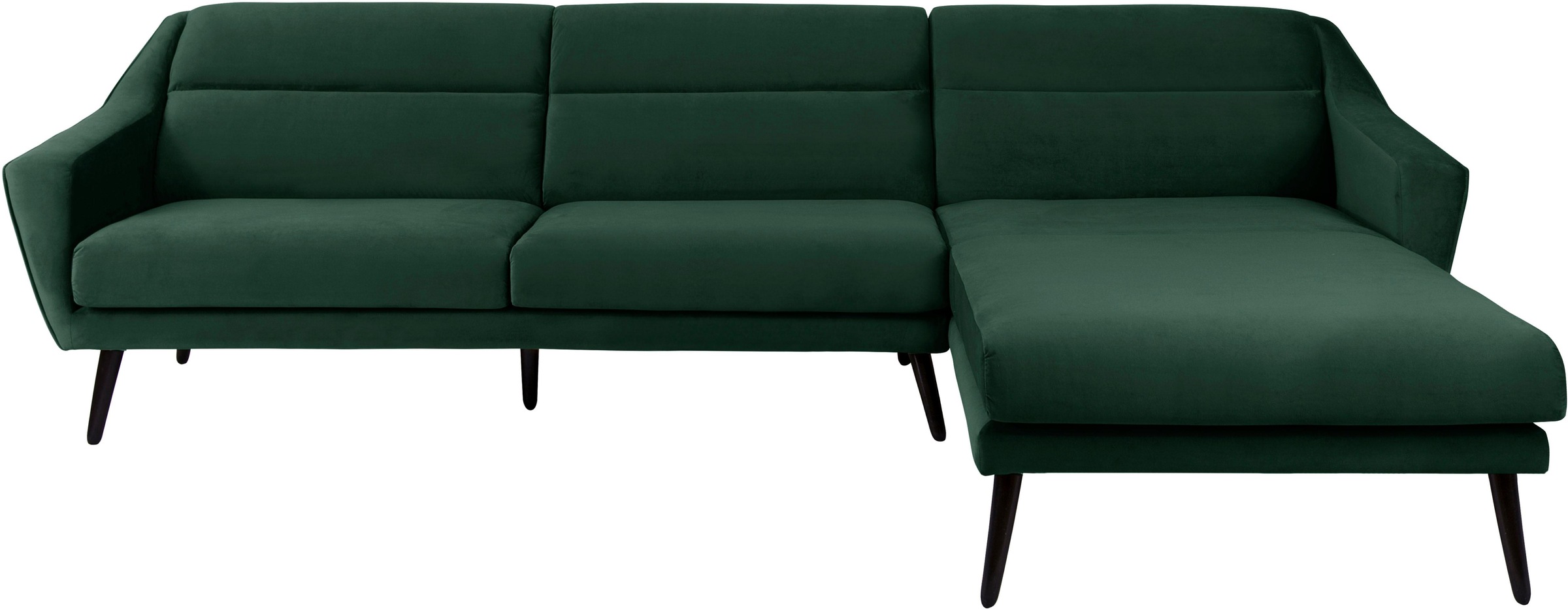 OTTO home Ecksofa "Bille L-Form" mit Naht im Rückenkissen und Beinen aus Ei günstig online kaufen