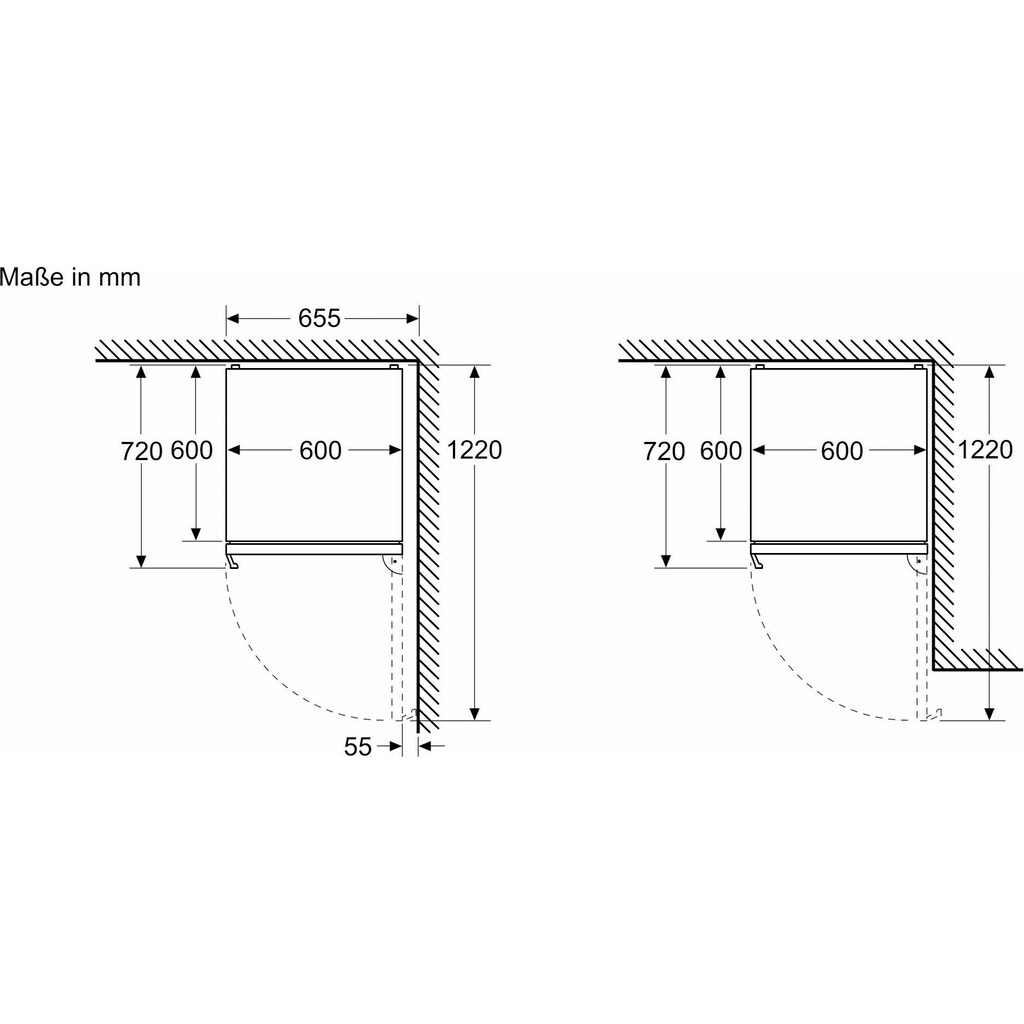 BOSCH Kühl-/Gefrierkombination, KGN39VXBT, 203 cm hoch, 60 cm breit