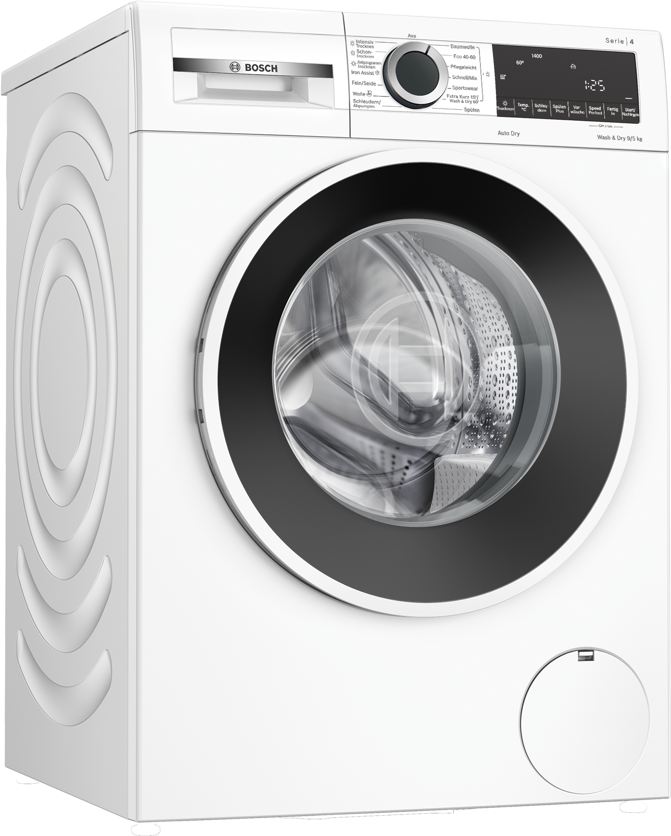 BOSCH Waschtrockner "WNA14441" Serie 4 9 kg /5 kg 70 dB(A)