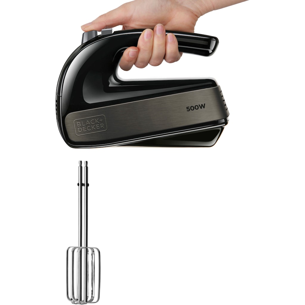 Black + Decker Handmixer »BXMX500E«, 500 W