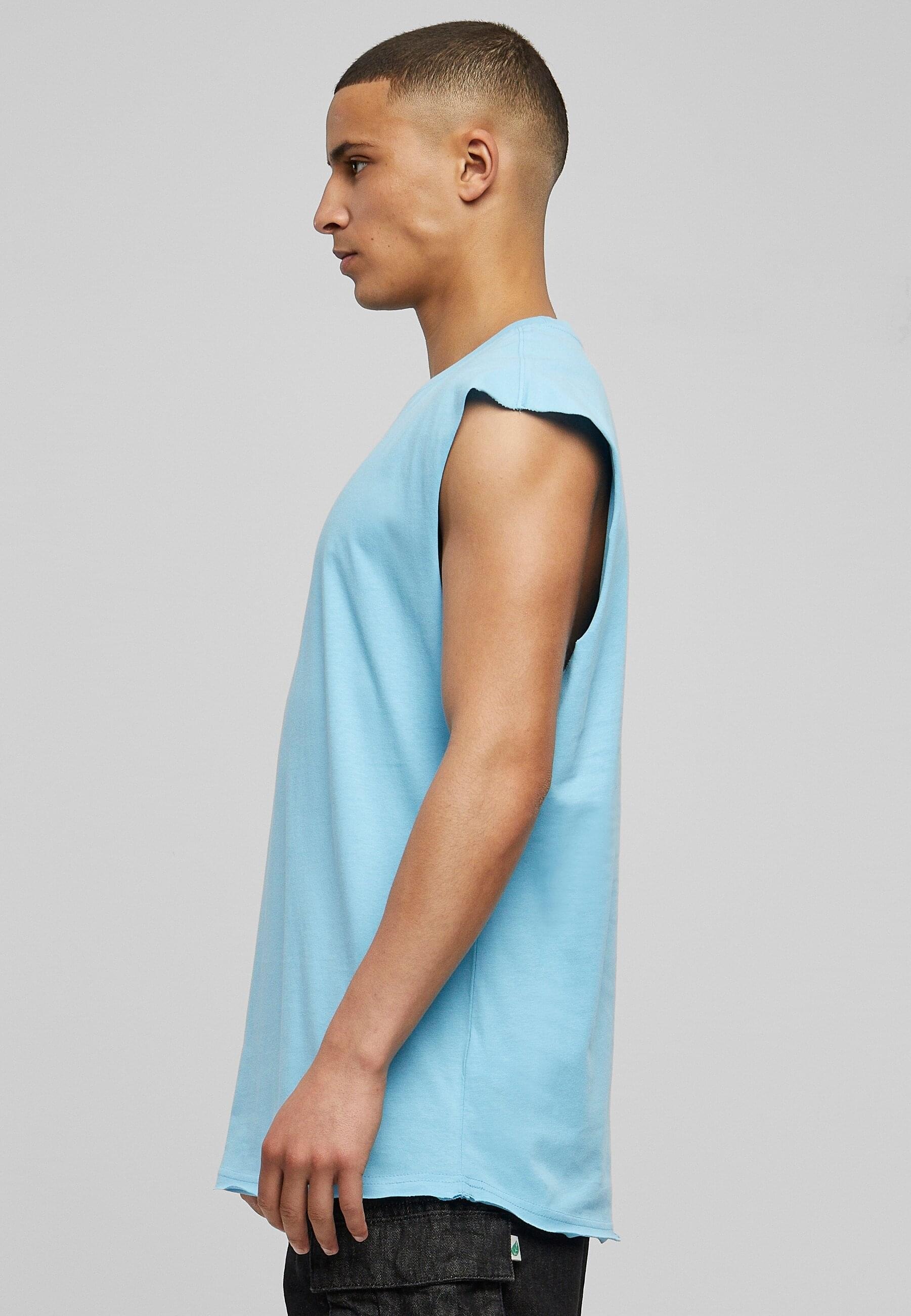 URBAN CLASSICS T-Shirt »Urban Classics Herren Open Edge Sleeveless Tee«, (1 tlg.)