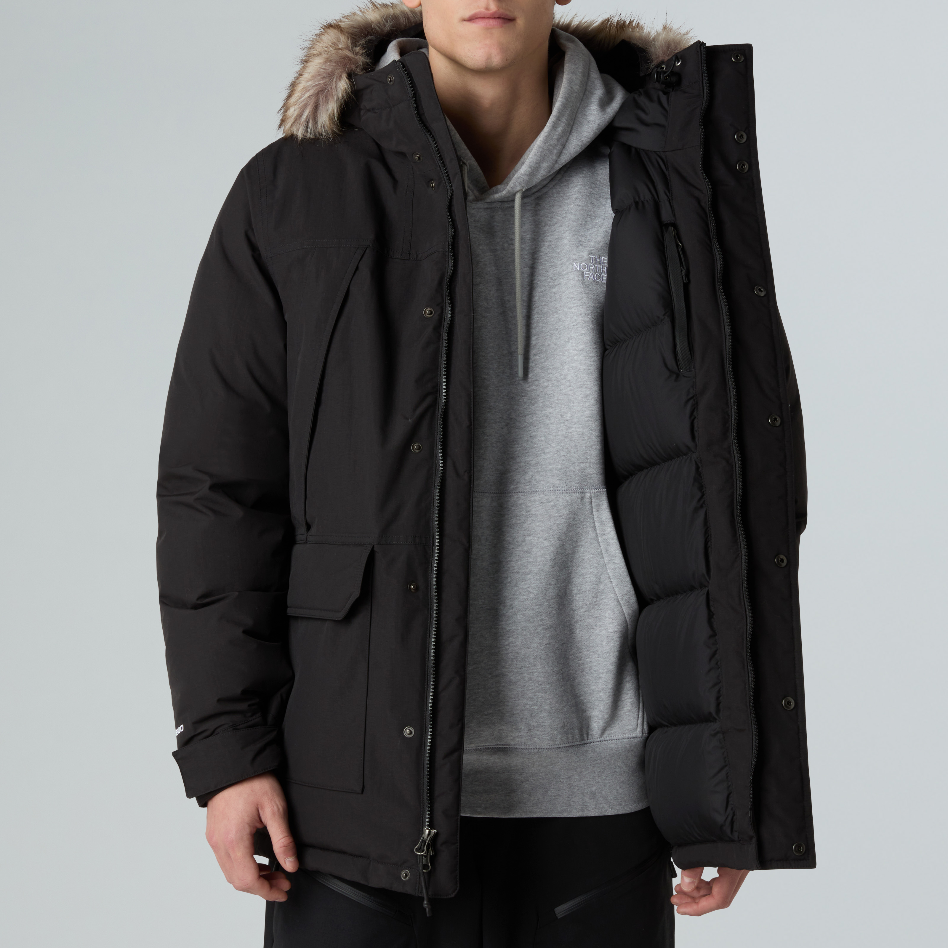 The North Face Funktionsparka "M MCMURDO PARKA" mit Kapuze wasser- und winddicht, daunenwattiert, atmungsaktiv