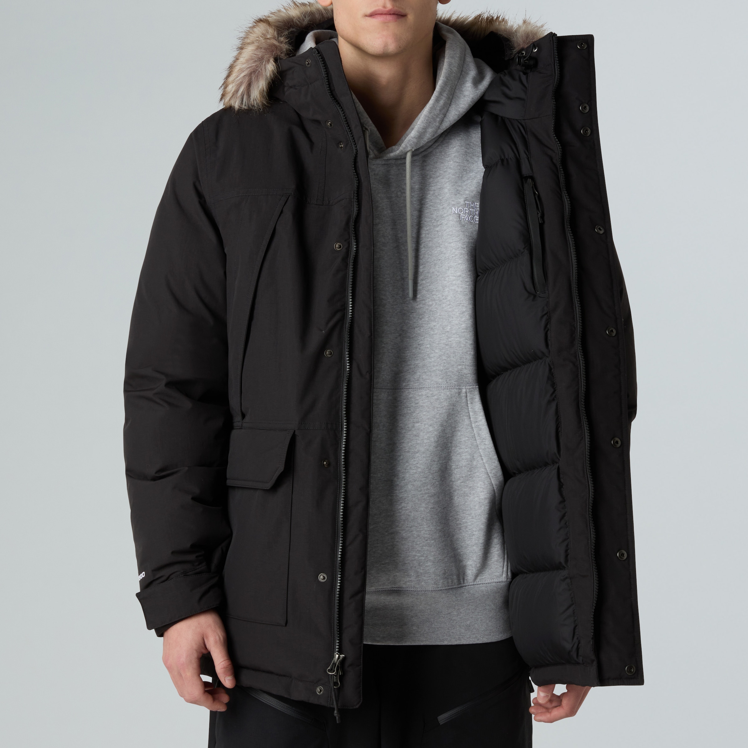 The North Face "M MCMURDO PARKA" mit Kapuze für kaltes Wetter, wasser- und günstig online kaufen