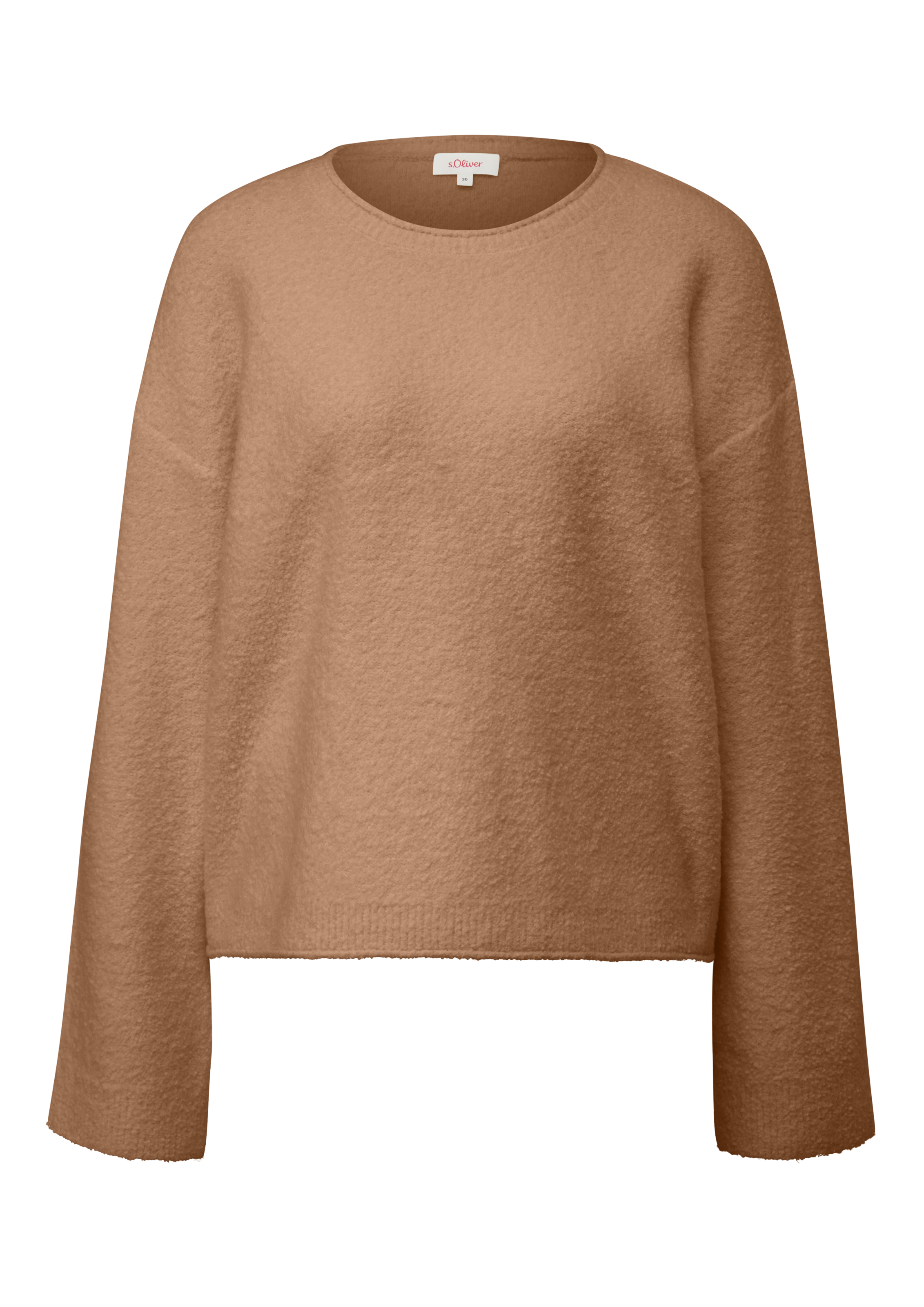 s.Oliver Strickpullover, in Bouclé Optik