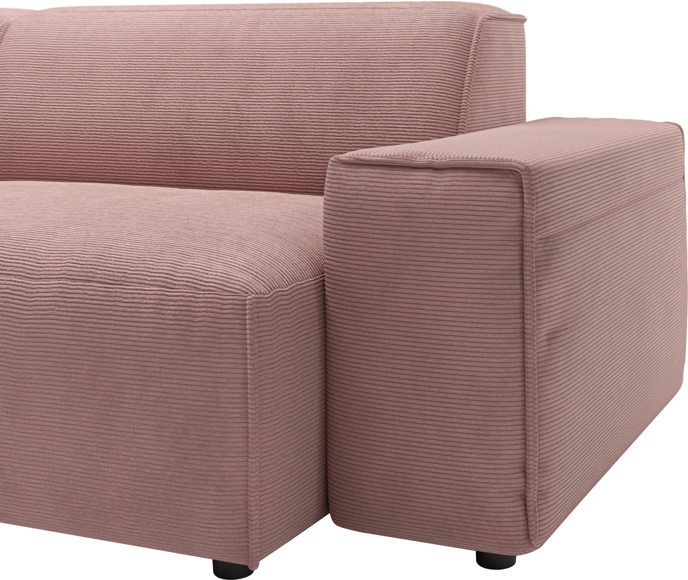 andas Ecksofa »Glimminge auch in Breitcord, Feincord, Bouclé + Easy care-Bezug«, L-Form, Breite 294, Zierkissen