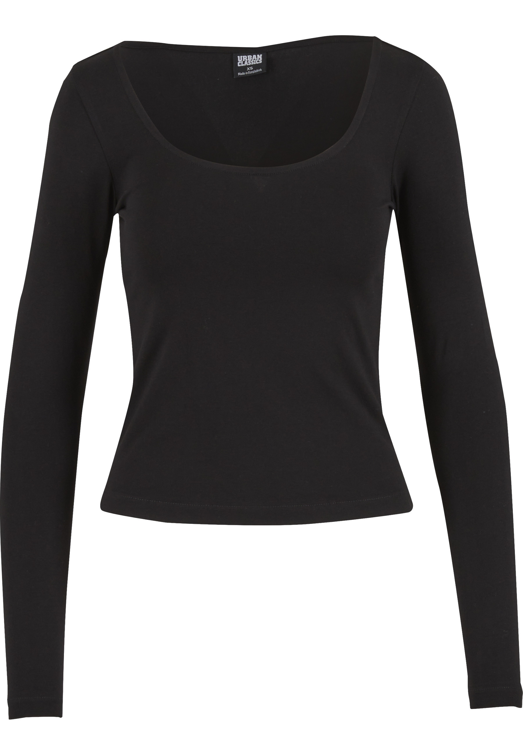 URBAN CLASSICS Longsleeve "Urban Classics Ladies Wide Neck Longsleeve" 1