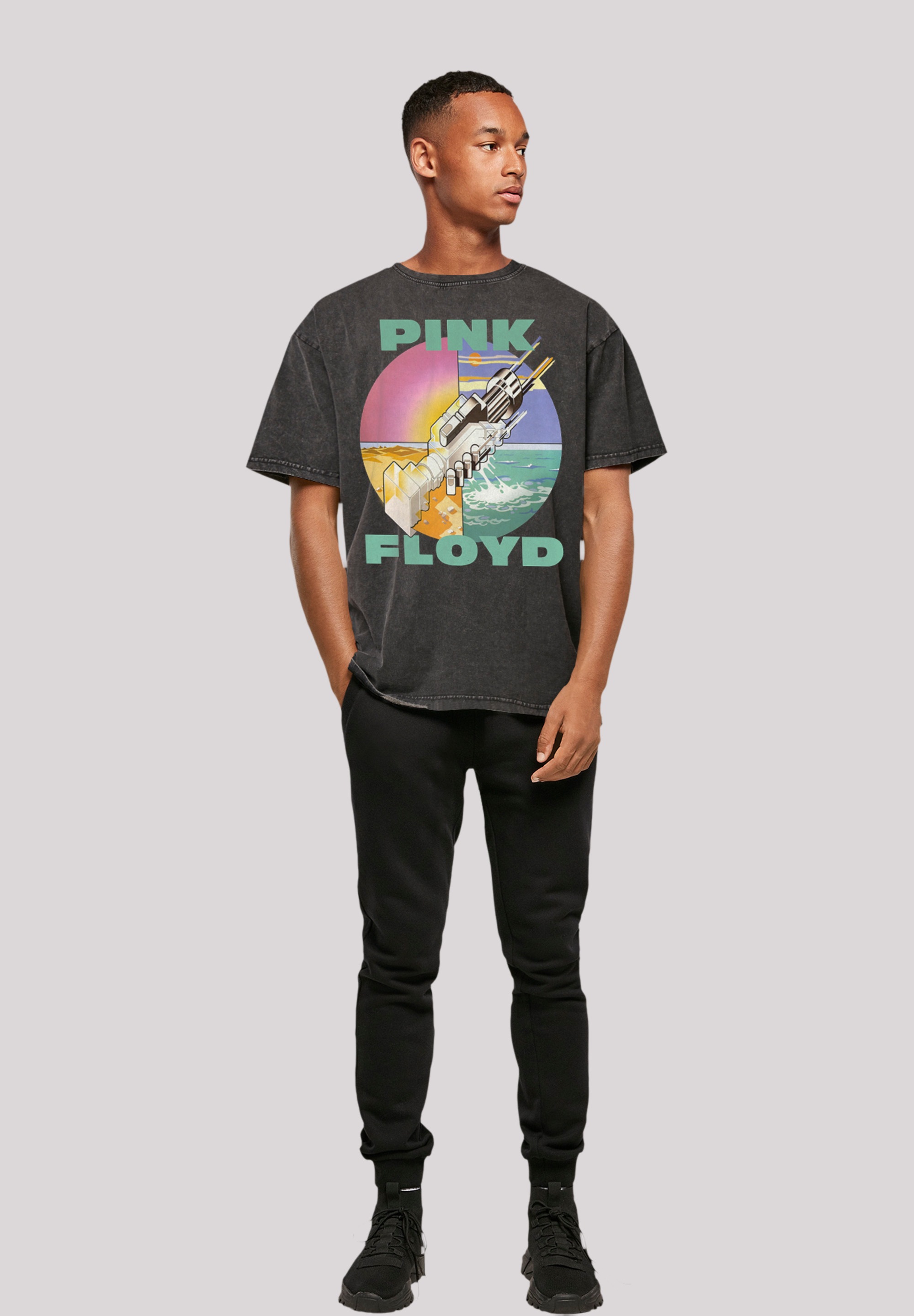 F4NT4STIC T-Shirt »Pink Floyd Oversize T-Shirt«, Print