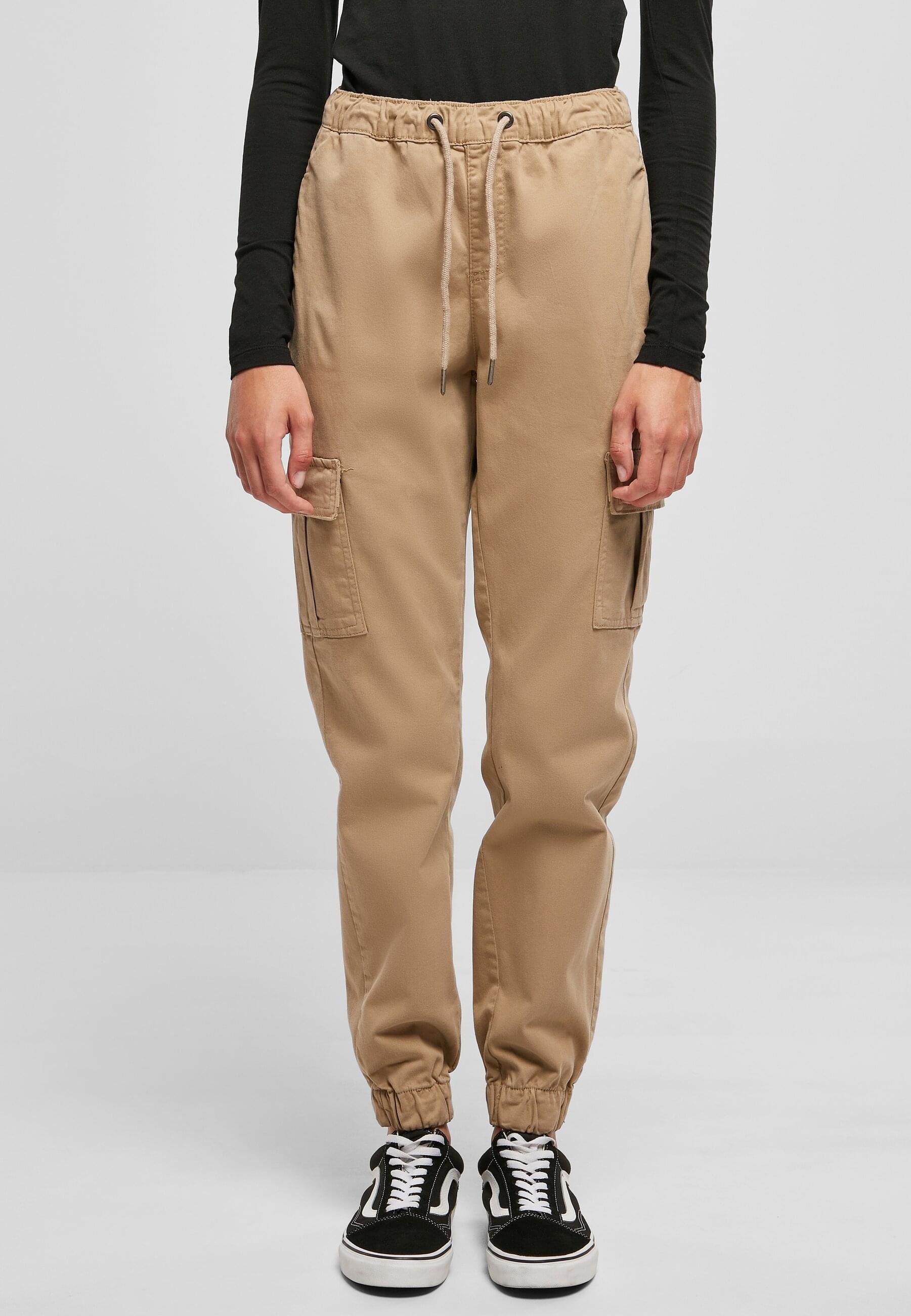 URBAN CLASSICS Stoffhose »Urban Classics Damen«, (1 tlg.)