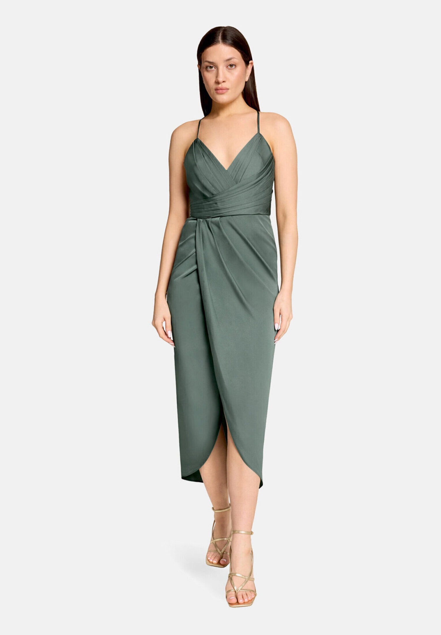 Vera Mont Abendkleid »Damen mit Raffung« Ohne Tasche Material