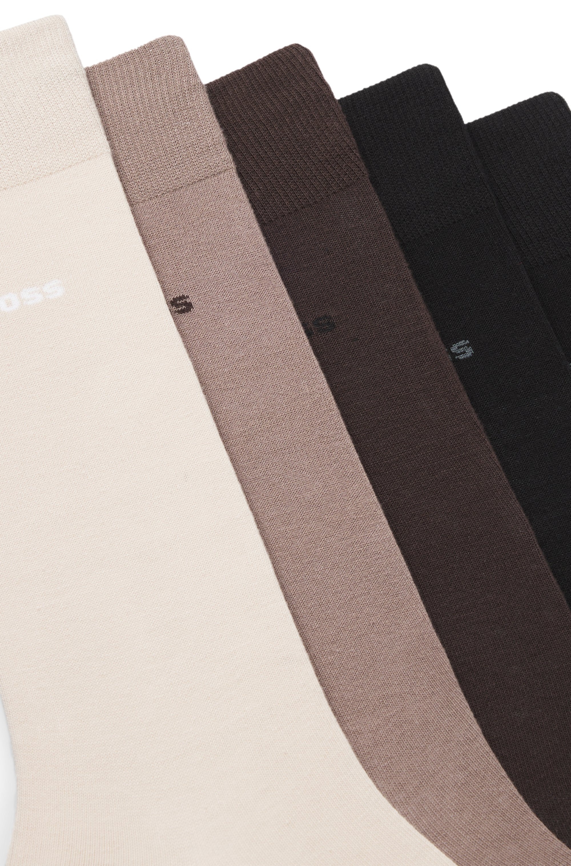 BOSS Socken "5P Uni Color CC", (5 Paar), in klassischer Unifarbe günstig online kaufen
