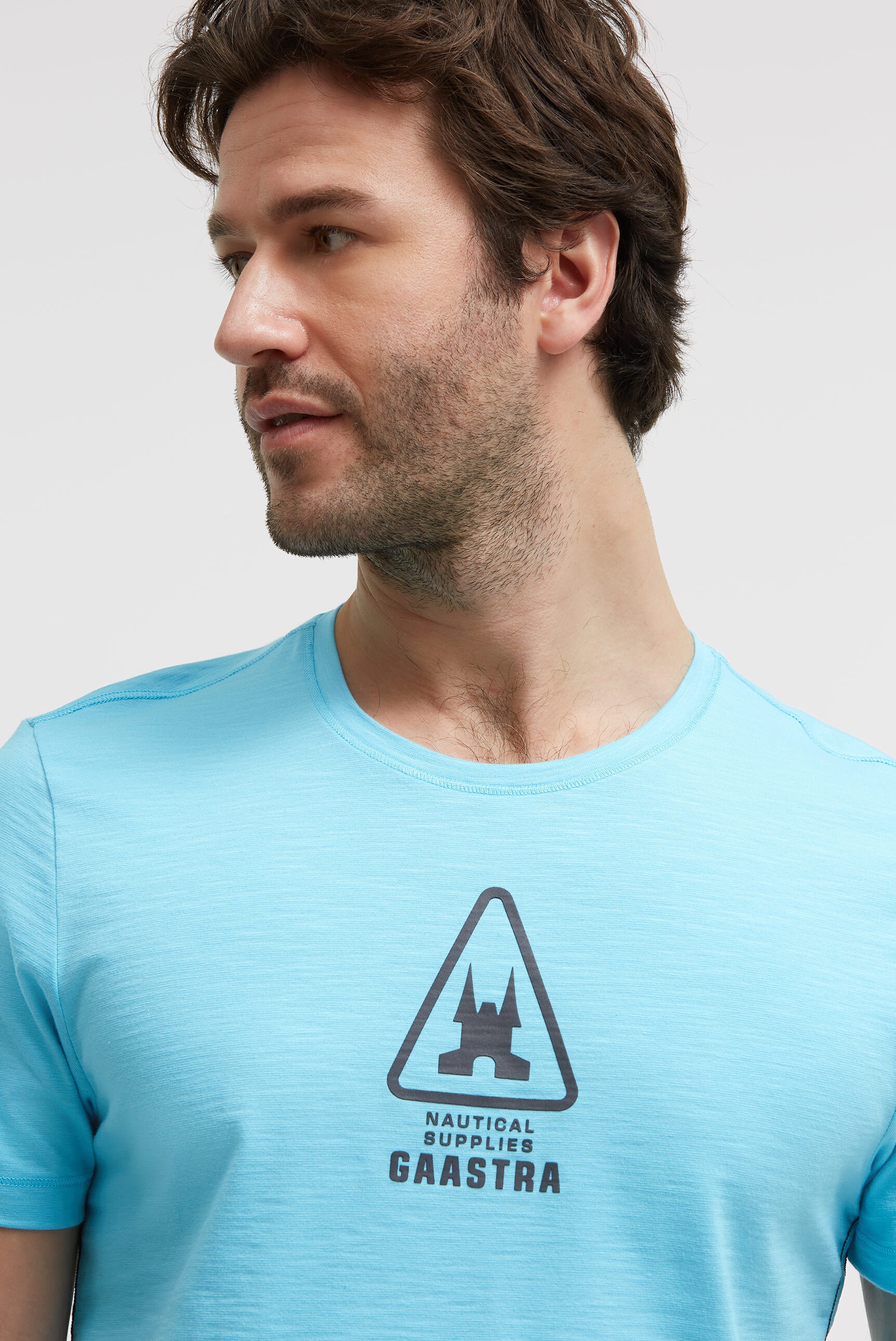 Gaastra Rundhalsshirt mit Kontrastnähten