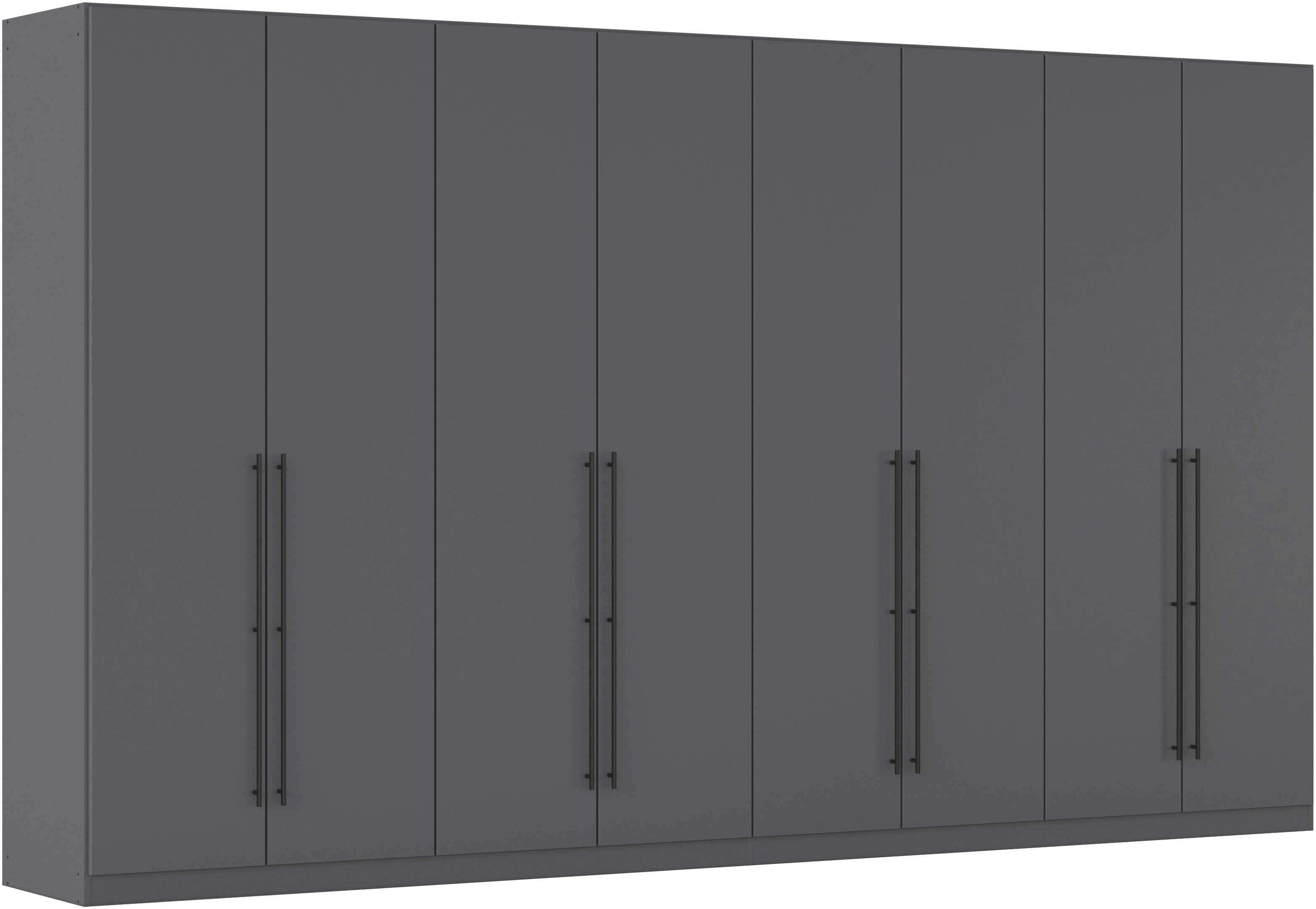 OTTO home Kleiderschrank "Mehrzweckschrank Aktenschrank Möbel Mietswohnung Schlafzimmer AVOLA" 3 verschiedene Ausstattungen BASIC/CLASSIC/PREMIUM (inkl. SOFT-CLOSE), mit hochwertigen Stangengriffen in Schwarz aus Metall MADE IN GERMANY