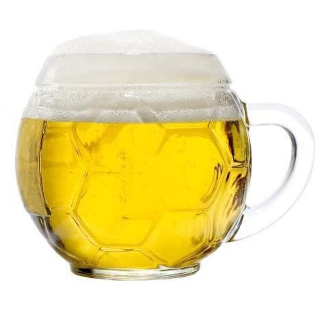 Stölzle Bierkrug »Fußball«, (Set, 6 tlg.)