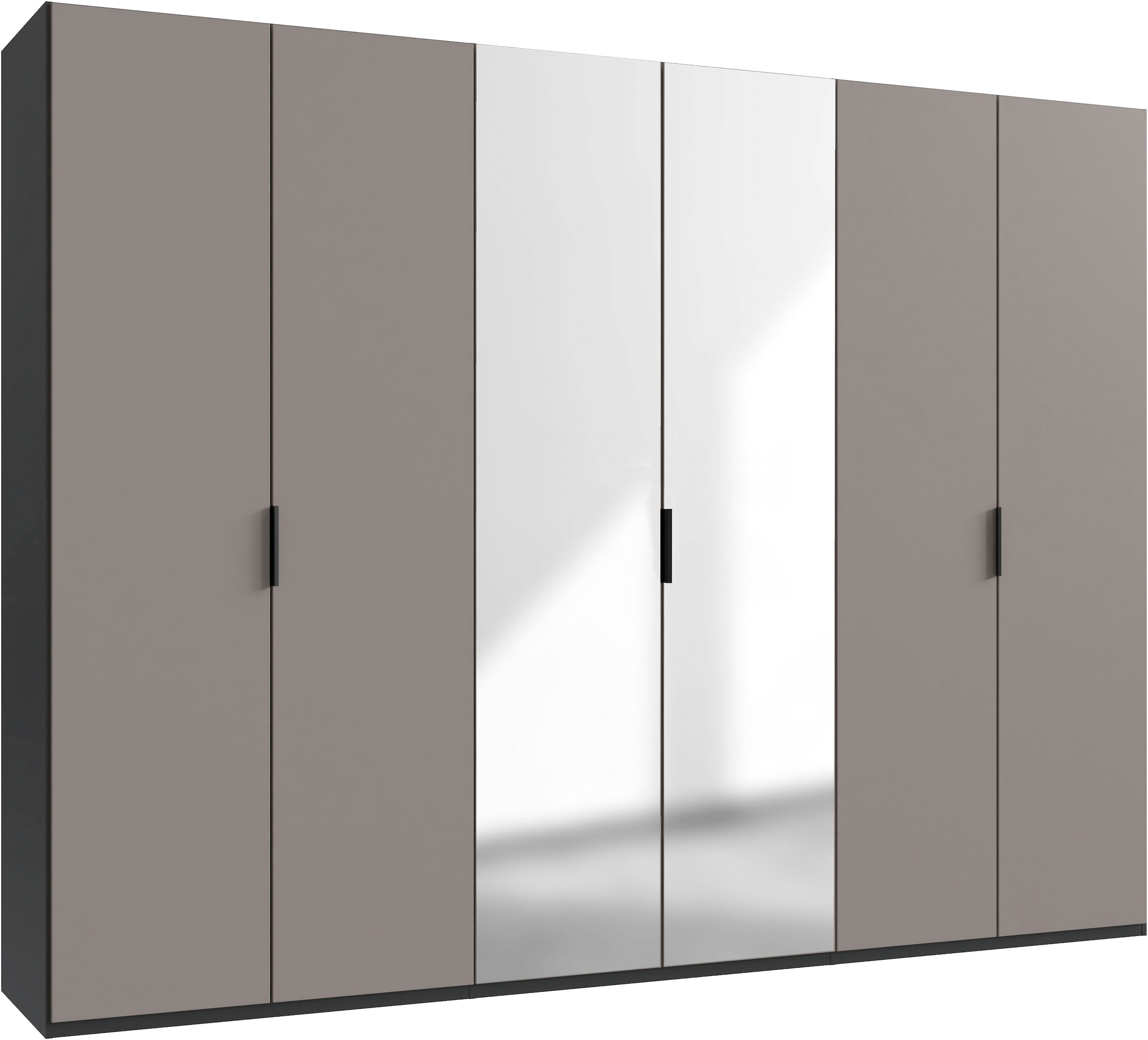 Wimex Kleiderschrank "Oxford by fresh to go, in 3 Breiten, Made in Germany" wahlweise mit oder ohne Spiegel, mit hochwertigen Falttüren für den perfekten Überblick