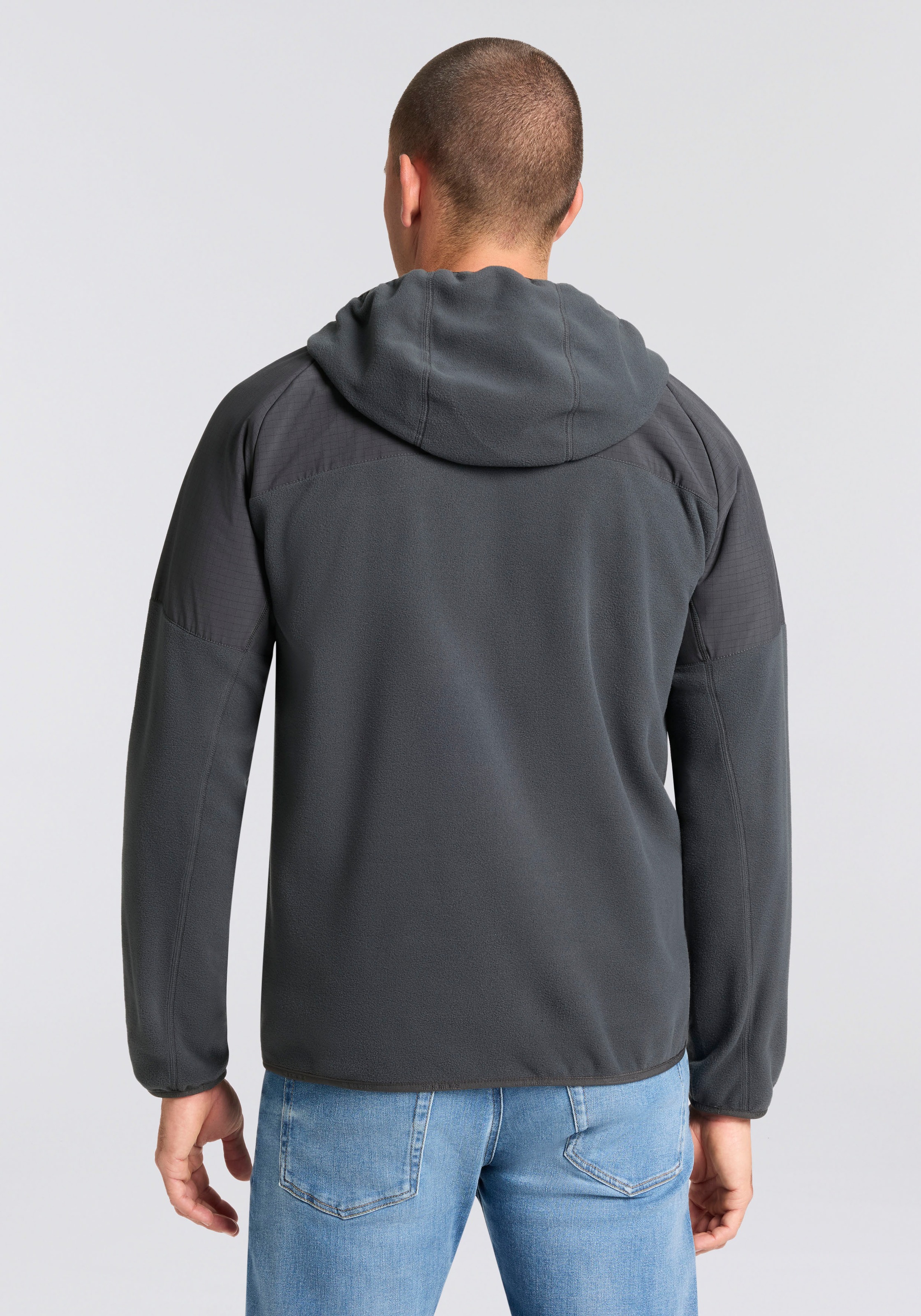 The North Face Fleecejacke "Glacier Fleece" mit Kapuze mit Logodruck günstig online kaufen