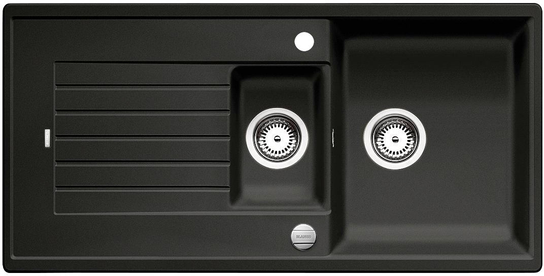 Granitspüle BLANCO, B:50cm H:19cm T:100cmanthrazit, Verbundwerkstoff, Küchenspülen, "ZIA 6 S", erhältlich in mehreren Farben