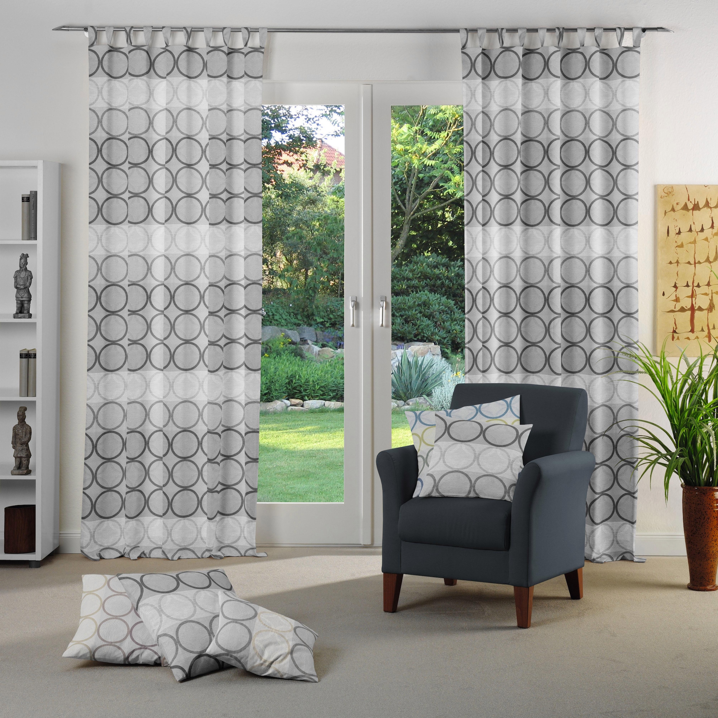 Wirth Vorhang "Zirbello" Schlaufen 1 Stk. tlg. günstig online kaufen