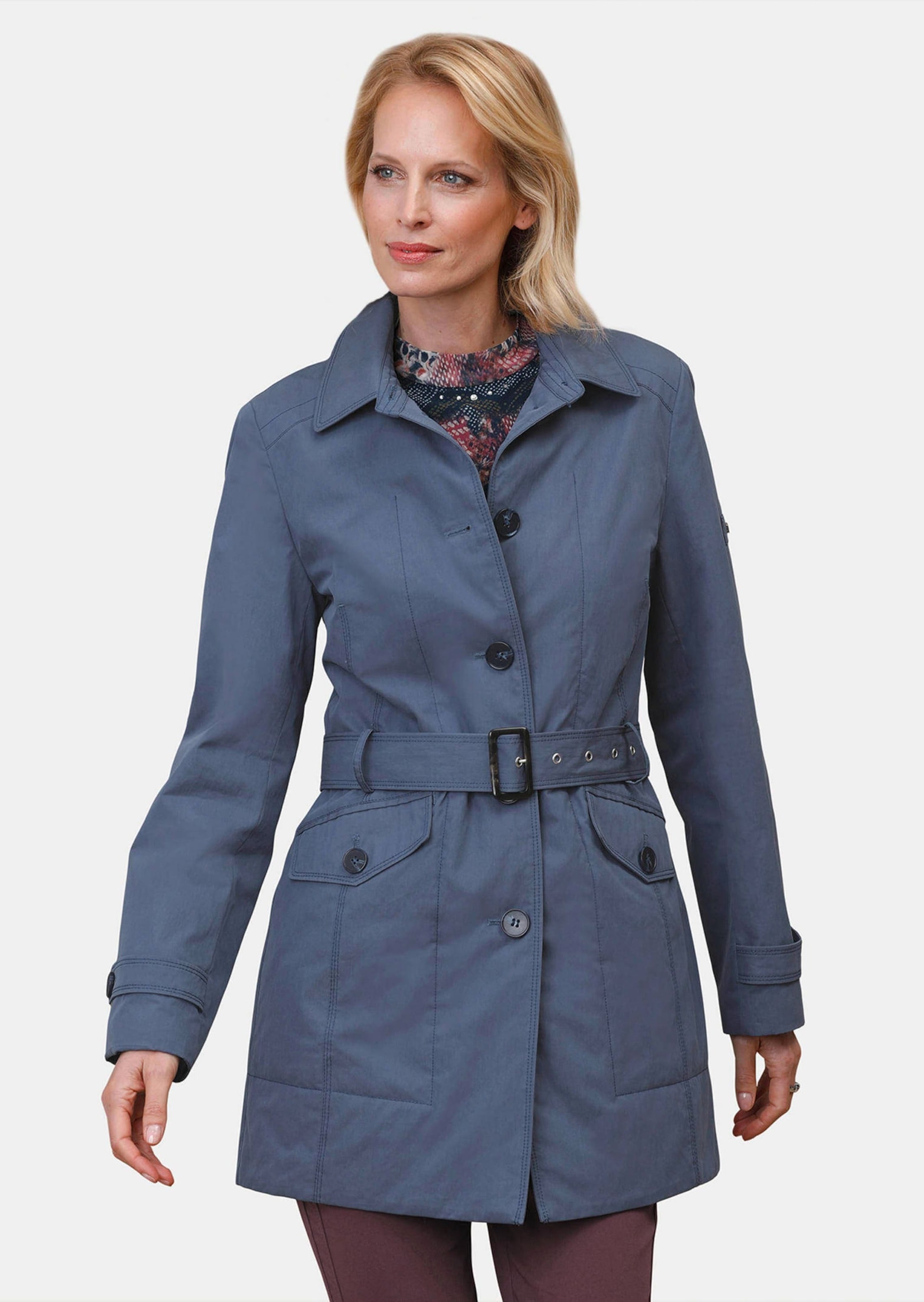 GOLDNER Kurzjacke »Trenchcoat Hochwertiger, leicht wattierter Trenchcoat«