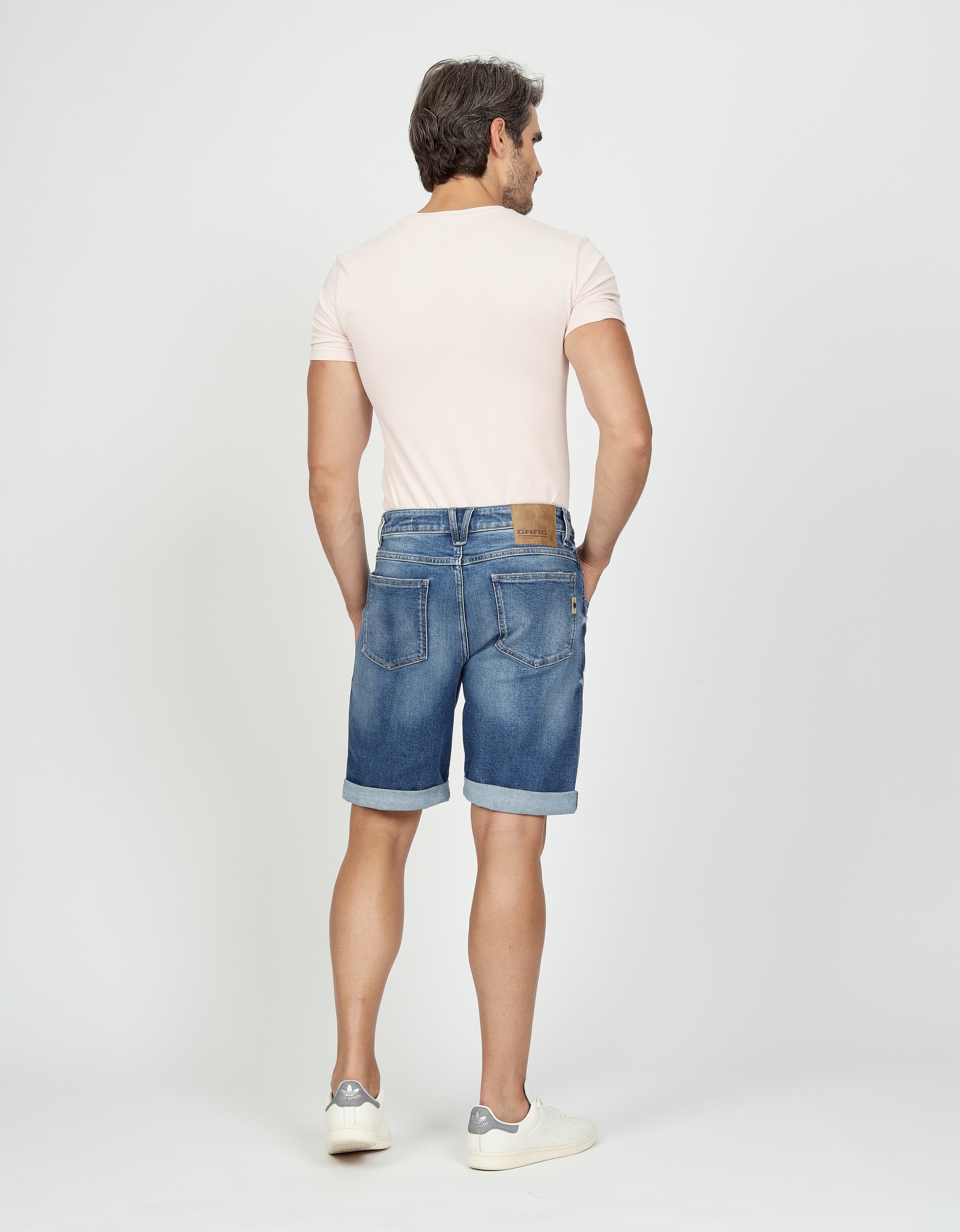 GANG Jeansshorts »94MARCO«, mit Doppelbunddetail