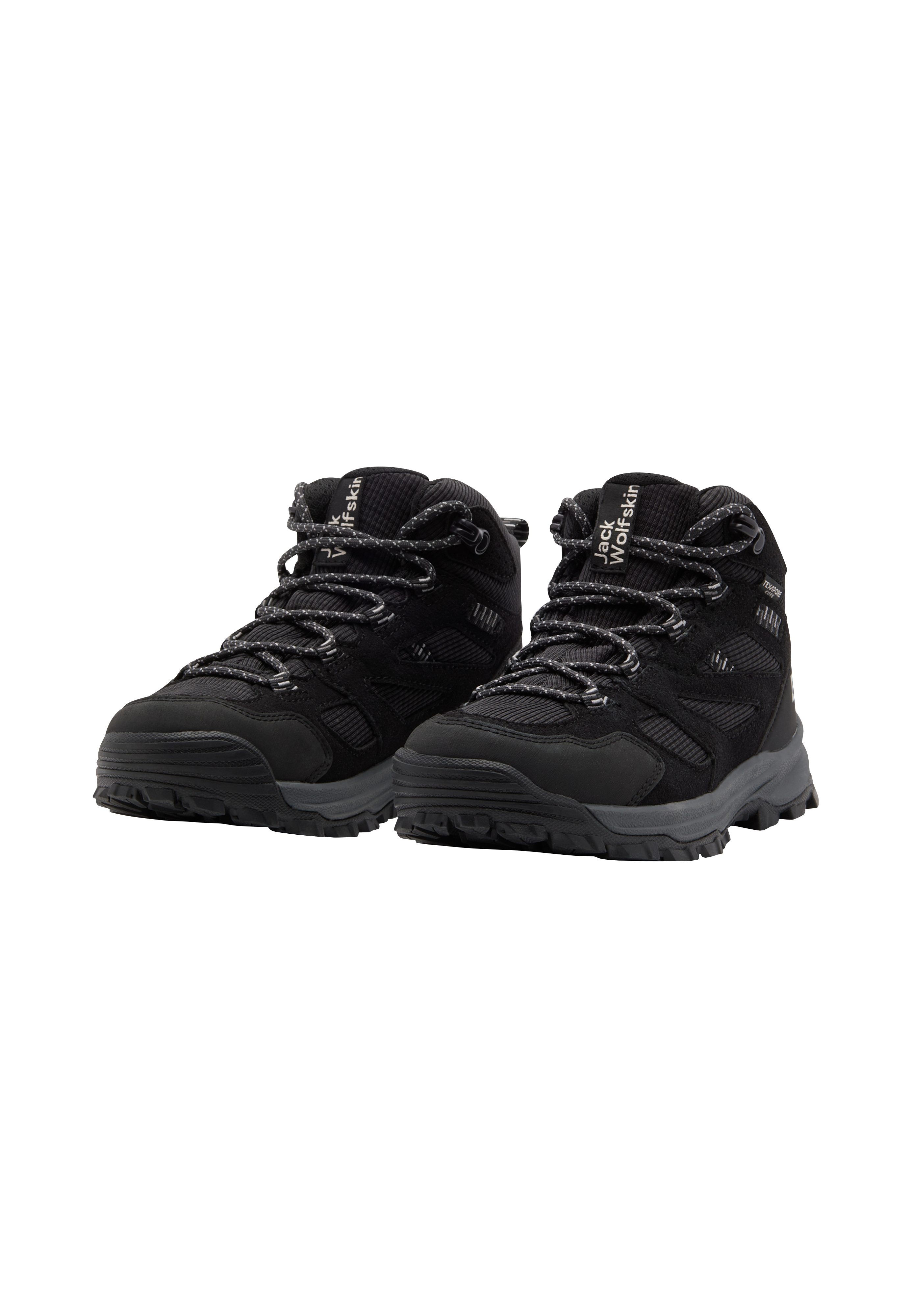 JACK WOLFSKIN Kinder Wanderschuh "VOJO TOUR TEXAPORE MID K", Gr. 40phantom, Leder, Textil, Schuhe, Wasserdicht, Trekkingschuh