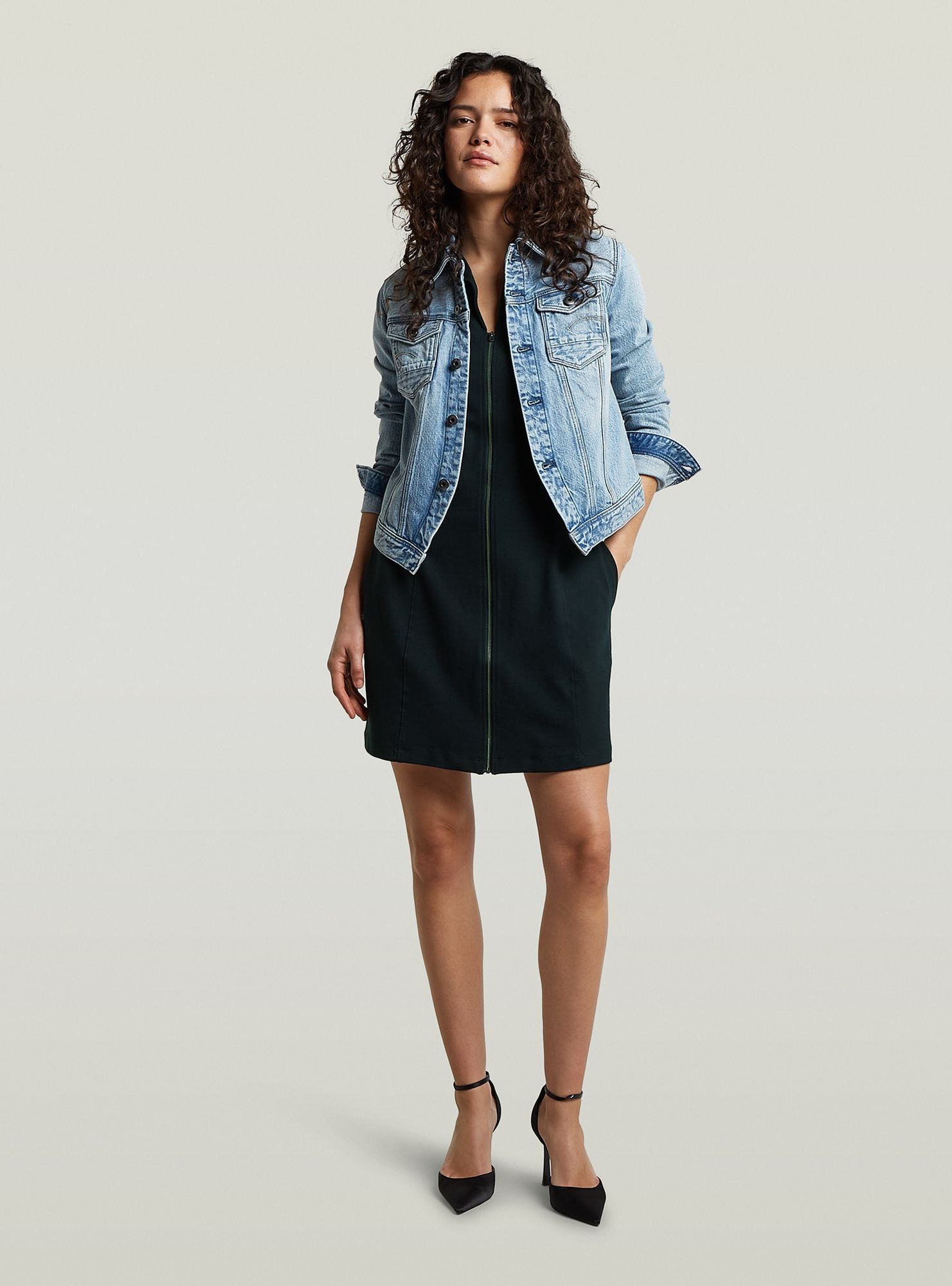 G-STAR Bodykleid »Soft Sculpt Fit Flare Dress«