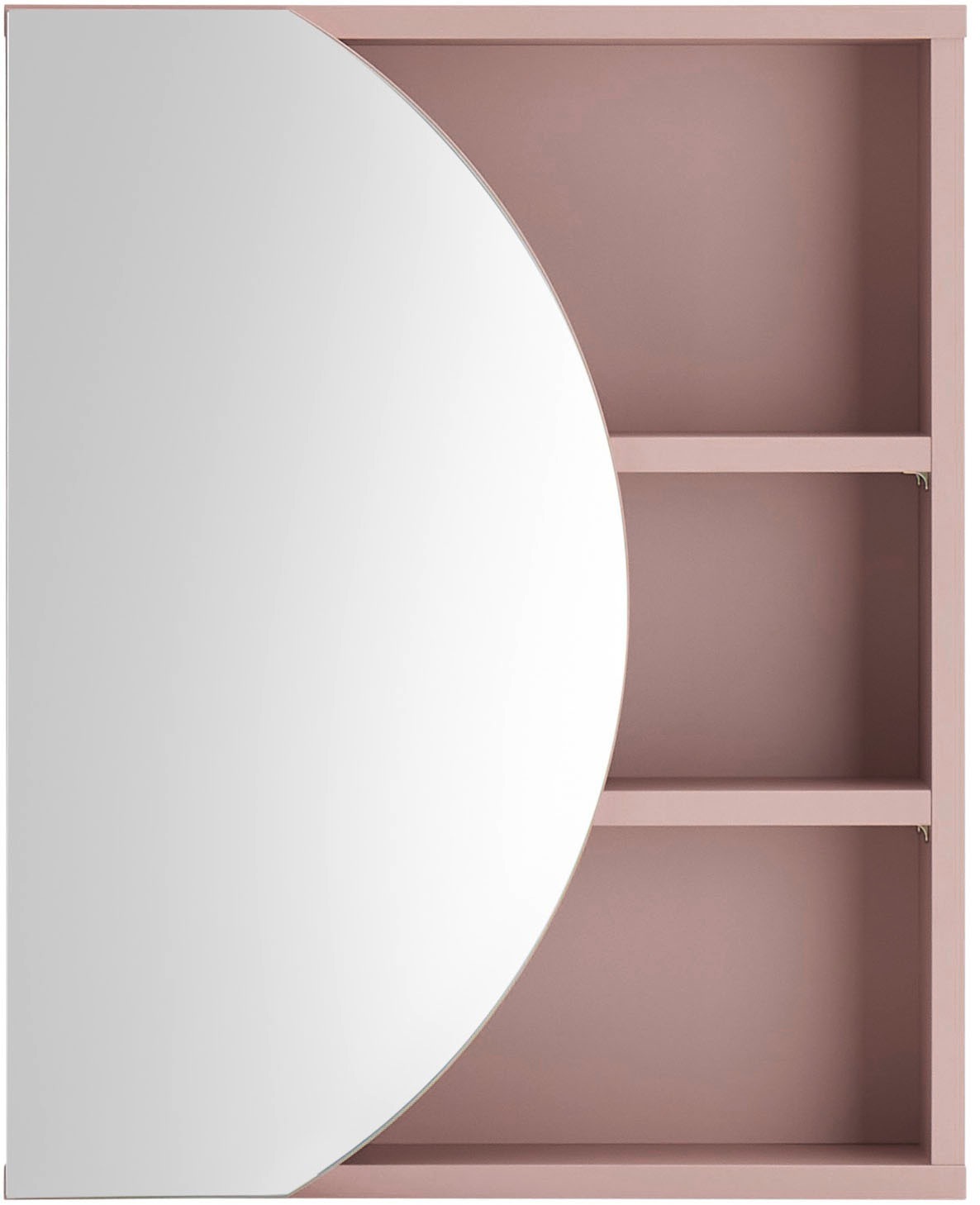 BASIC by Balculina Spiegelschrank »Nancy BxHxT 45x45x15 cm« 1 Stk. tlg. Breite 45 cm, offene Fächer