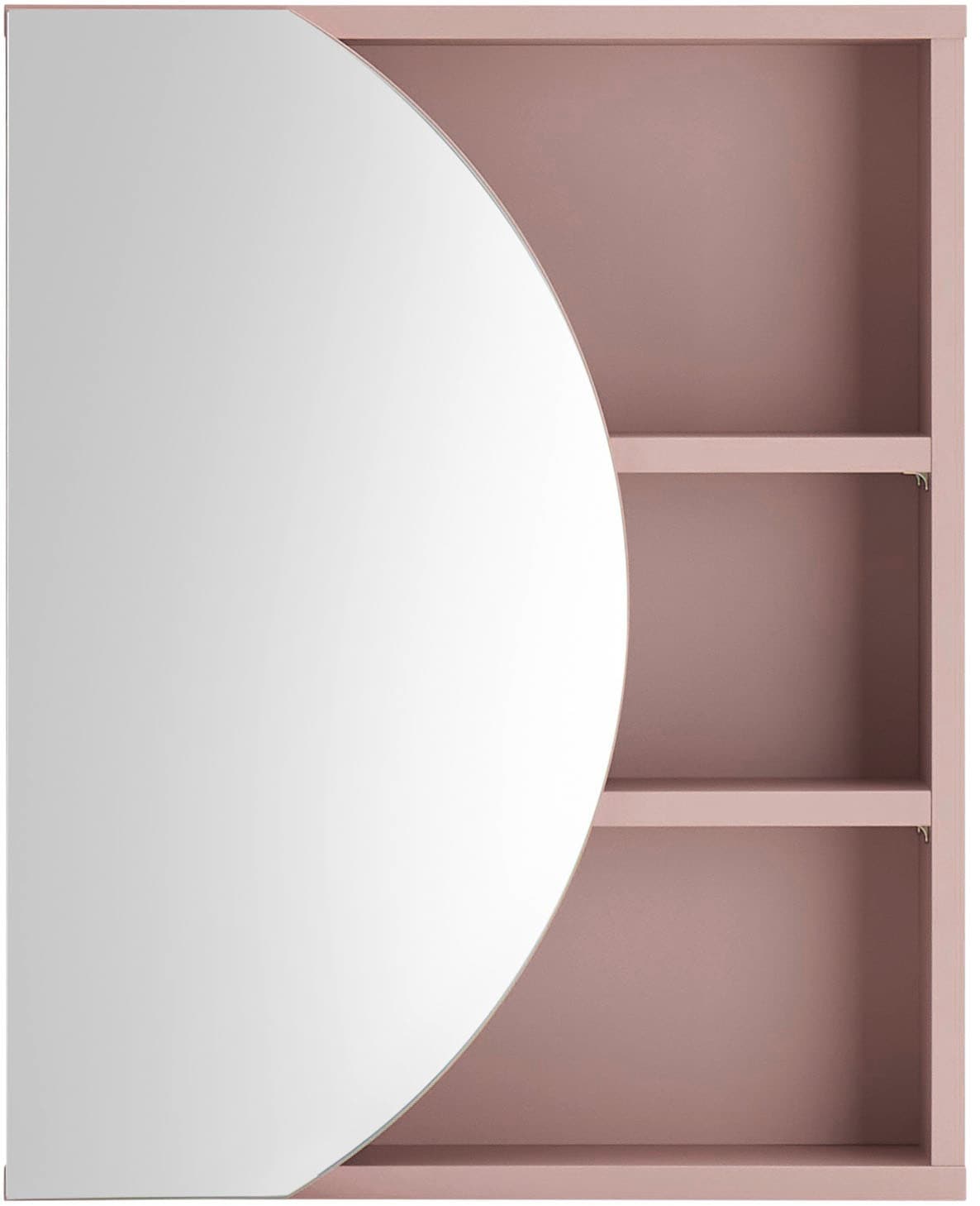 Thumbnail - BASIC by Balculina Spiegelschrank "Nancy BxHxT 45x45x15 cm" 1 Stk. tlg. Breite 45 cm, offene Fächer