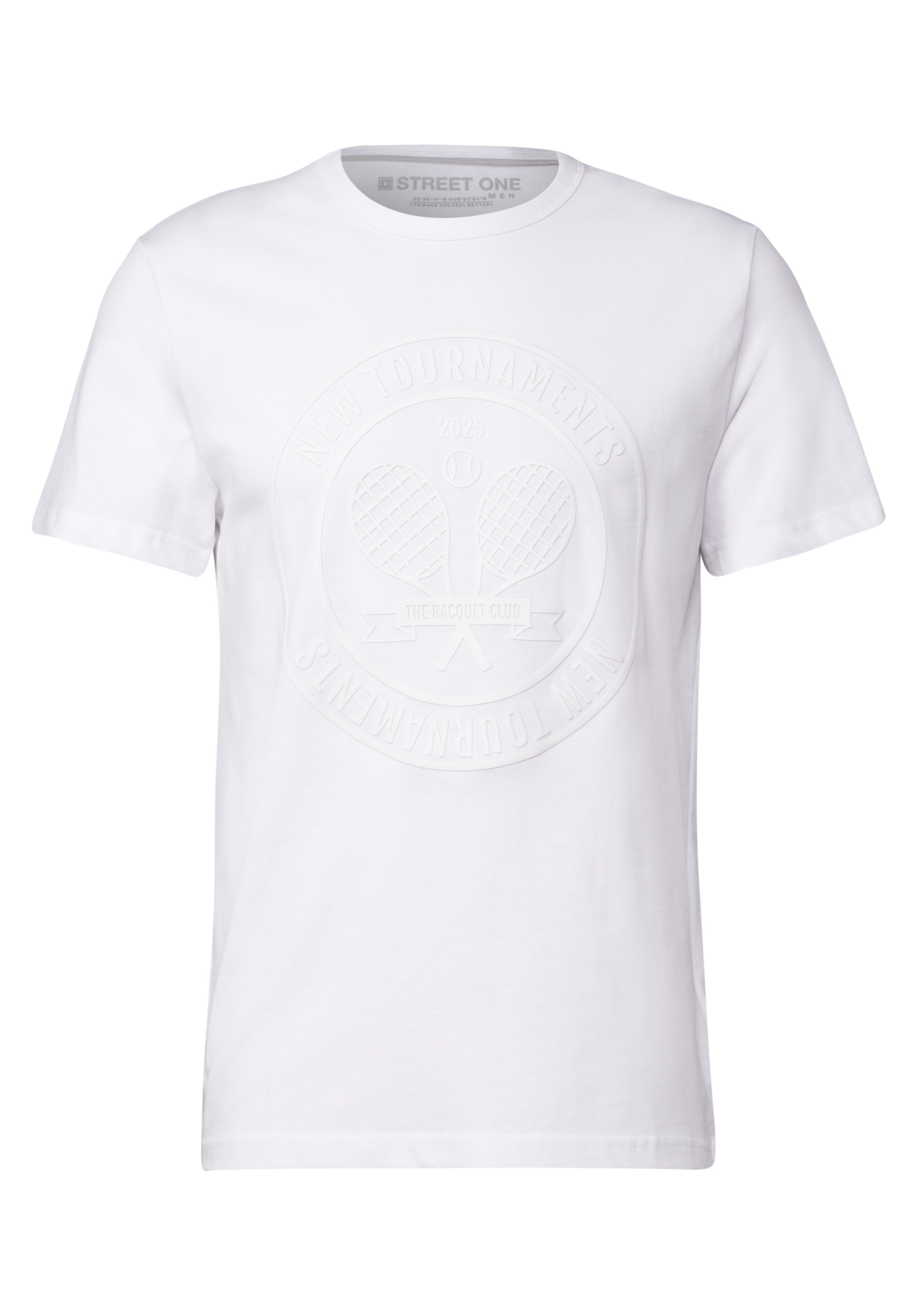 STREET ONE MEN T-Shirt, aus reiner Baumwolle