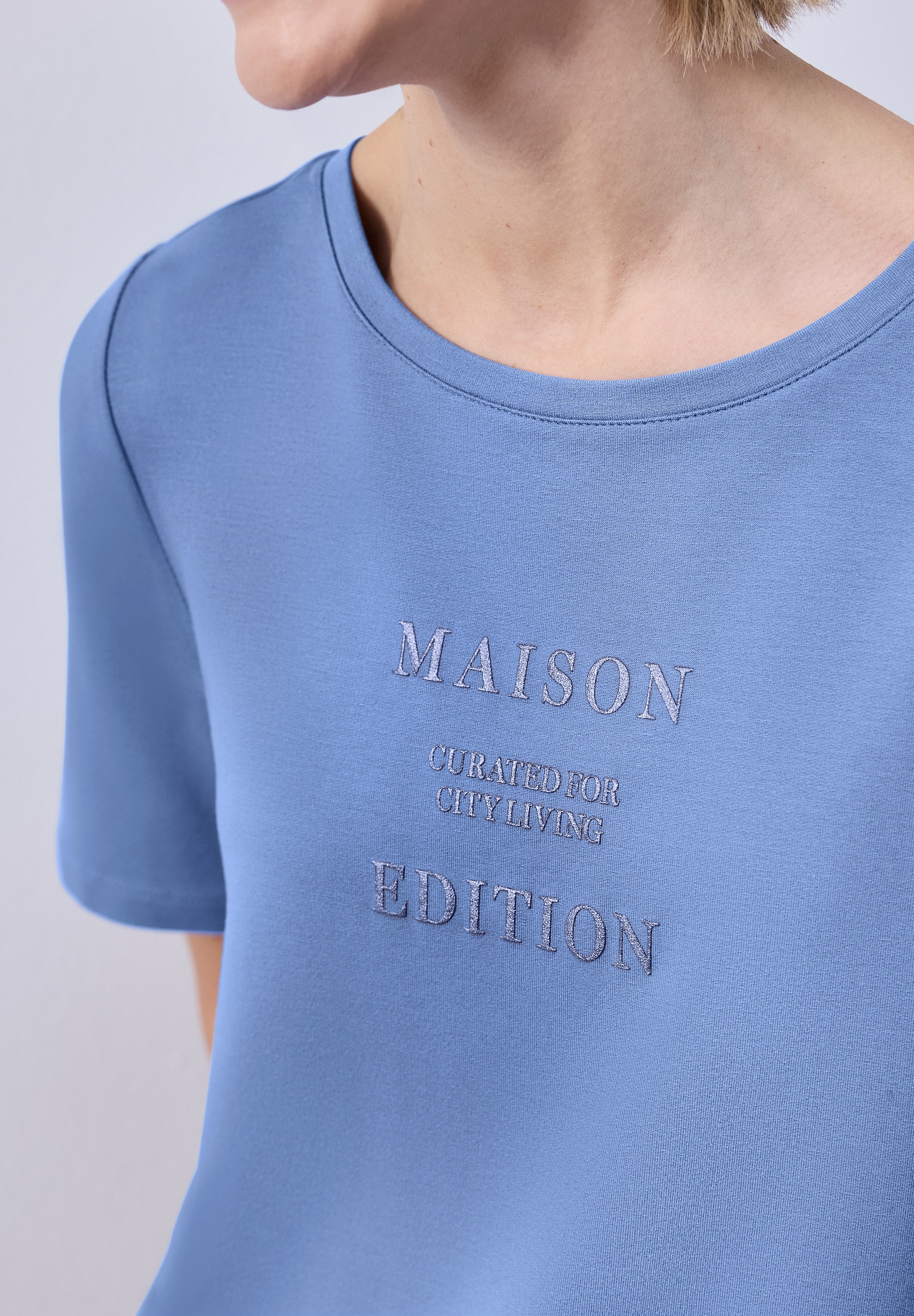 STREET ONE Kurzarmshirt mit Print günstig online kaufen