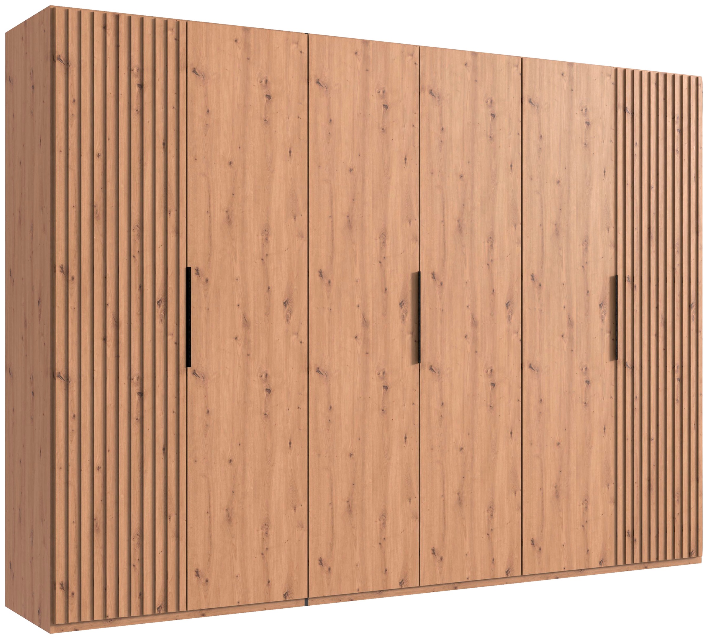 Wimex Drehtürenschrank »Andorra by fresh to go«, Mit 3D-Leisten für Akustikpaneel-Optik