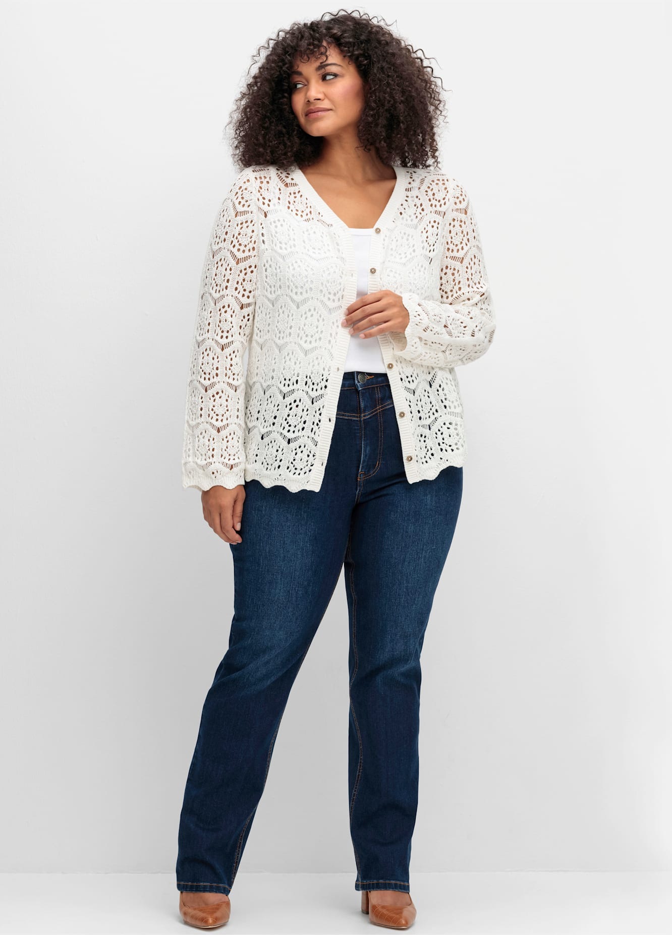 sheego by Joe Browns Strickjacke günstig online kaufen