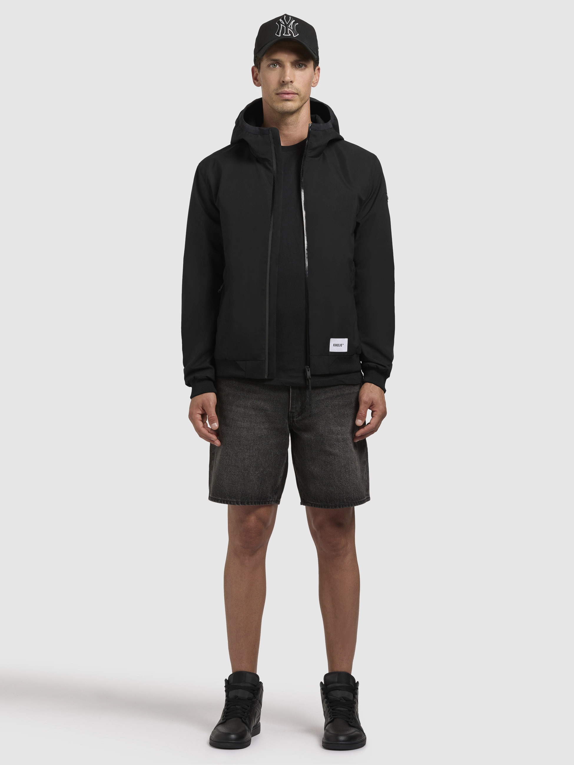 khujo Anorak »LARM«, mit Kapuze