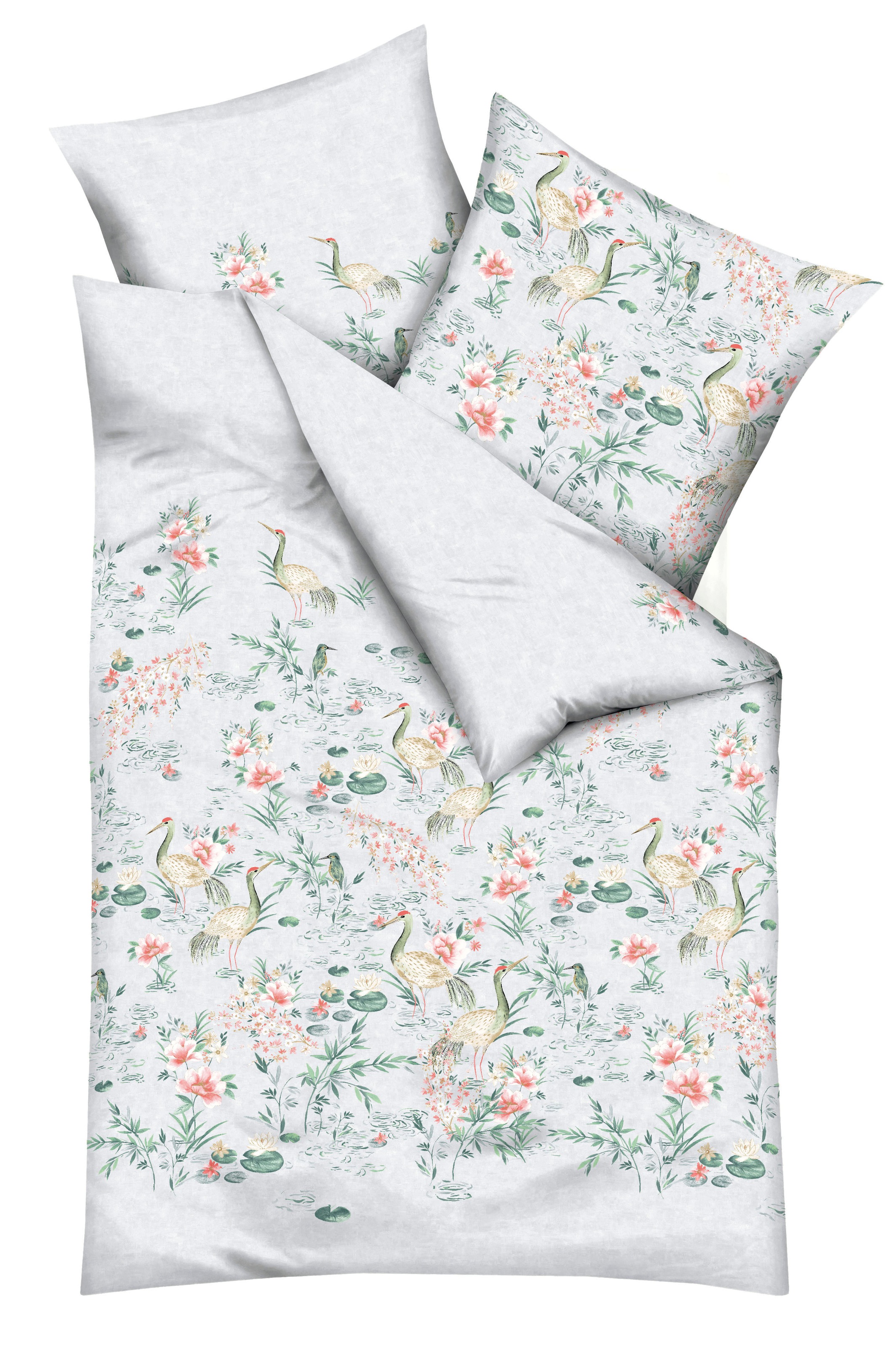 Kaeppel Bettwäsche "Pagode" 2 Stk. tlg. Mit Blumen günstig online kaufen