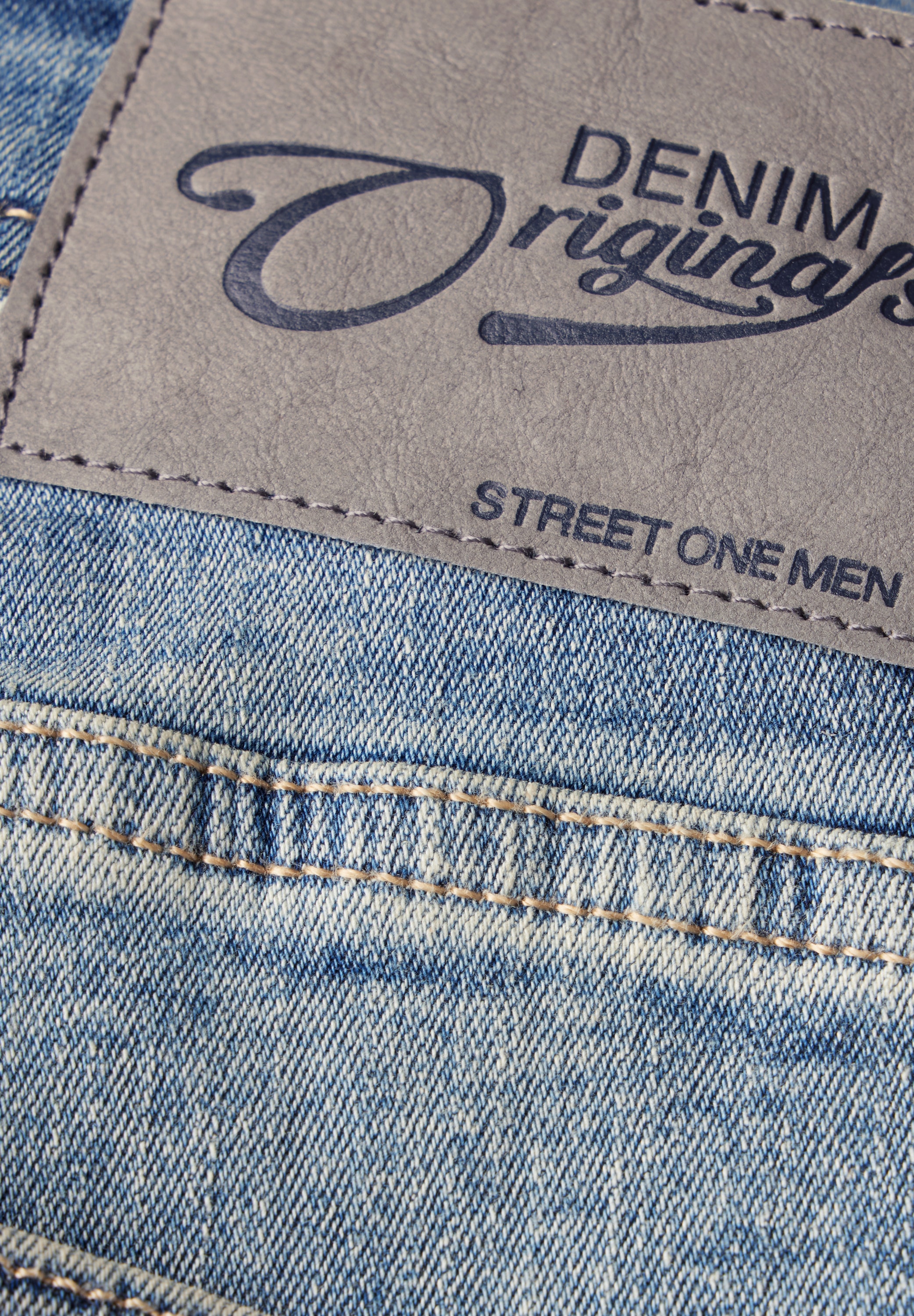 STREET ONE MEN Comfort-fit-Jeans, 5-Pocket-Style