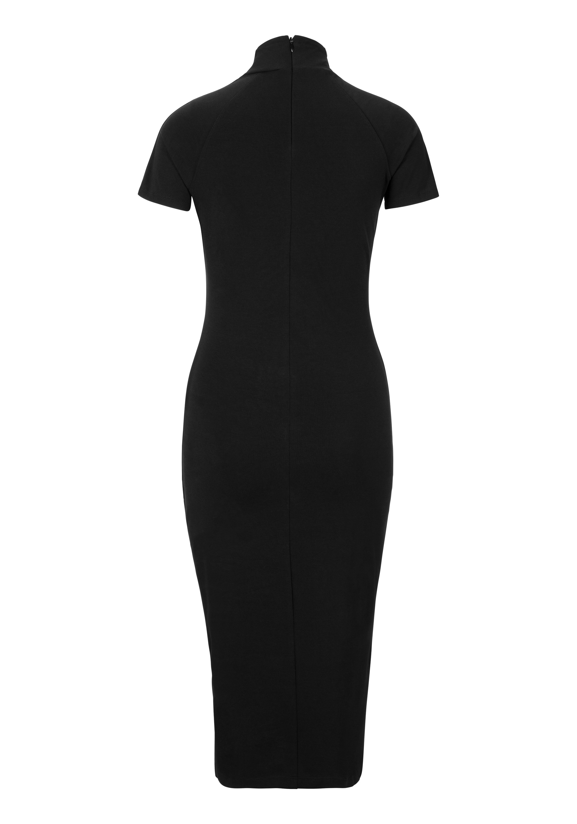 HUGO Blue Jerseykleid "Noelle", mit Logo-Tape auf der Schulter & am Schlitz günstig online kaufen