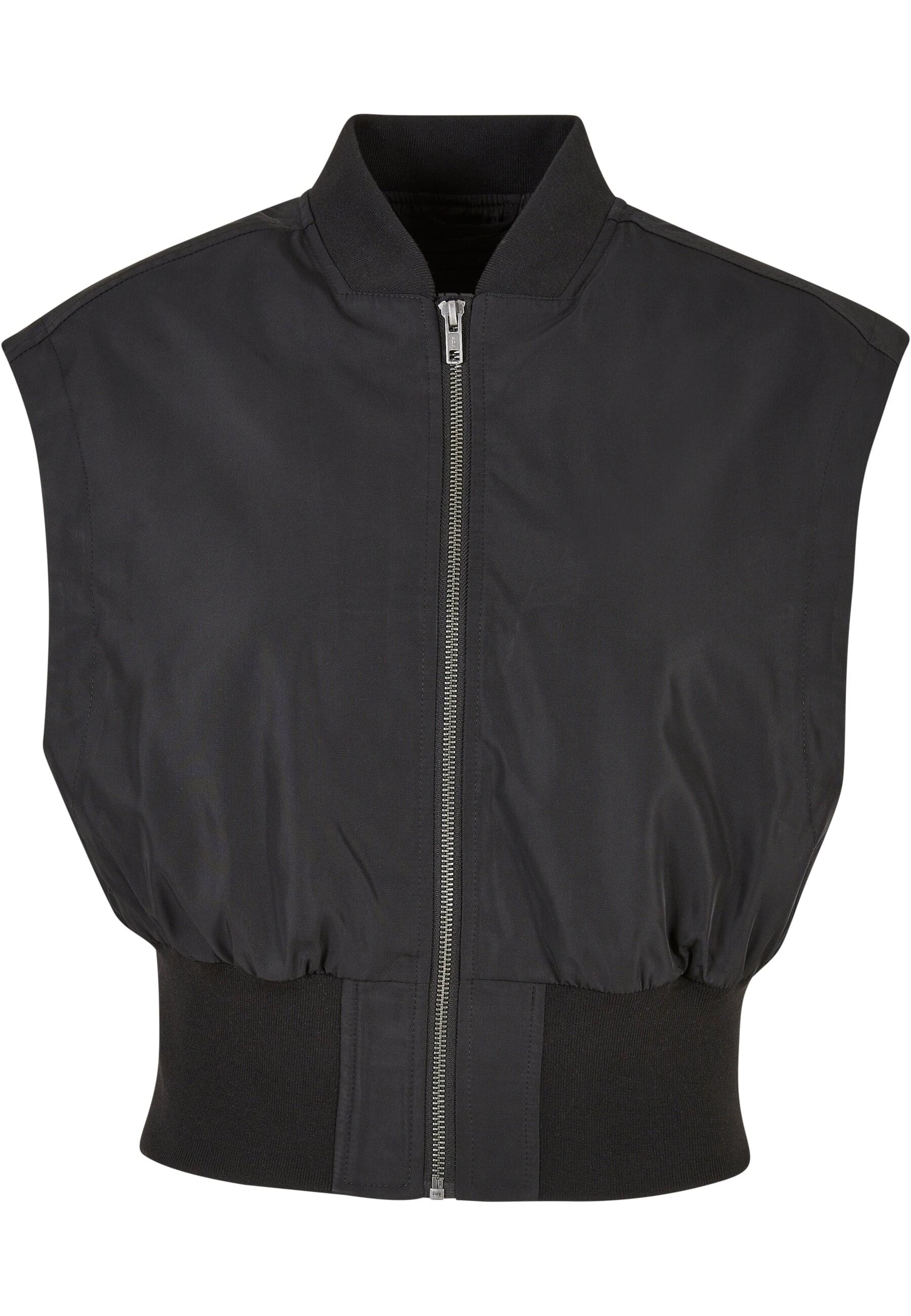 URBAN CLASSICS Steppweste »Urban Classics Damen Ladies Recycled Short Bomber Vest«, (1 tlg.)