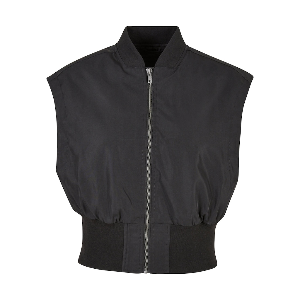 URBAN CLASSICS Steppweste »Urban Classics Damen Ladies Recycled Short Bomber Vest«, (1 tlg.)