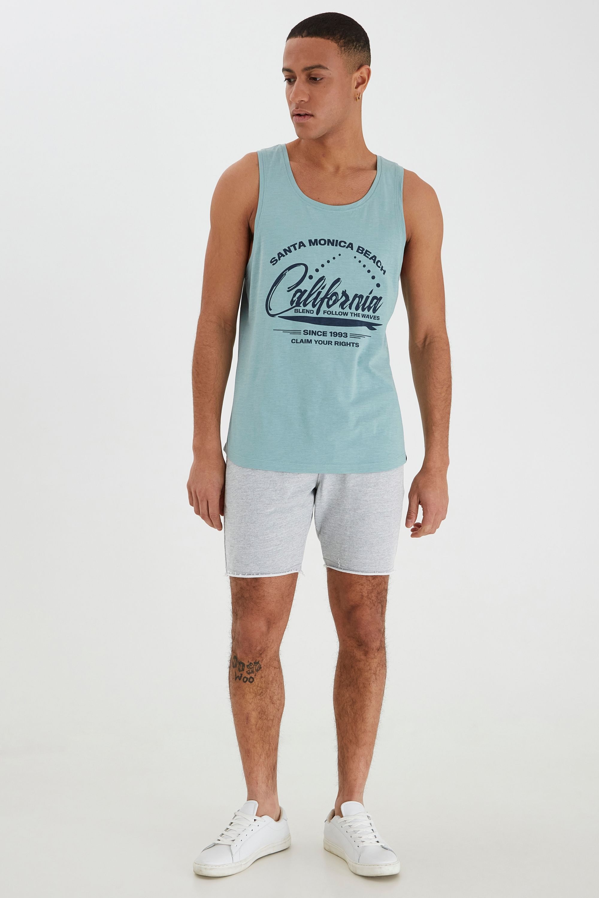 Thumbnail - Blend Sweatshorts "BHJulio" Kurze Hose mit kontrastfarbenen Bund